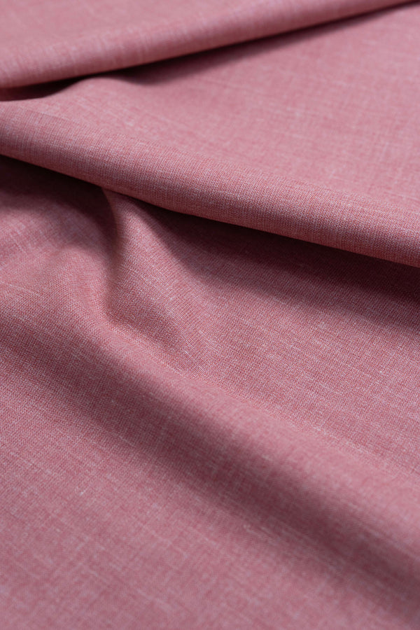 Giovanni Tonella (VBC) Red Pink Wool Silk Linen Suit Jacket Fabric -2.2 Meters
