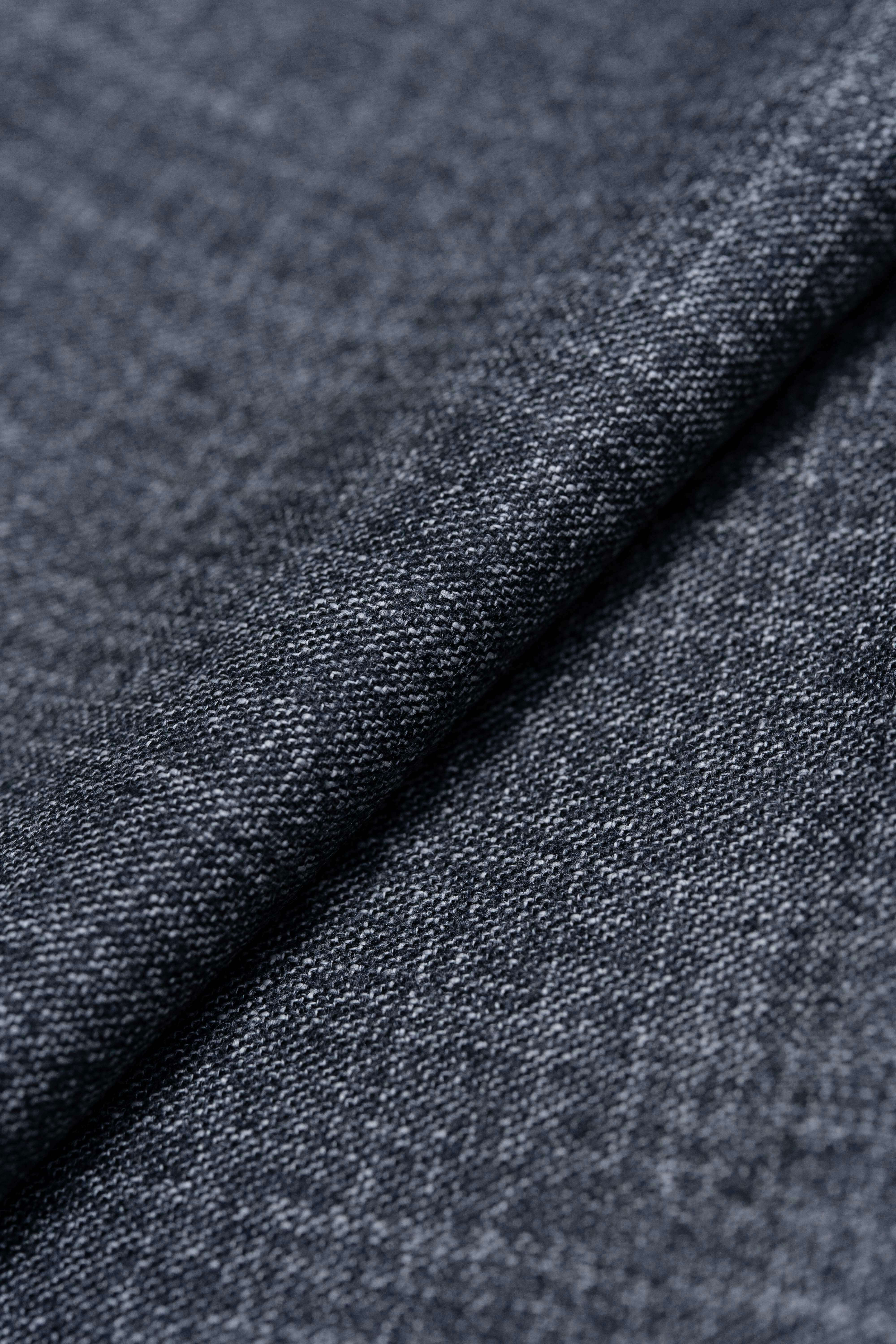 Fratelli Tallia Di Delfino Charcoal Wool Jacketing Fabric- 1.5 Meters - Yoo's Club