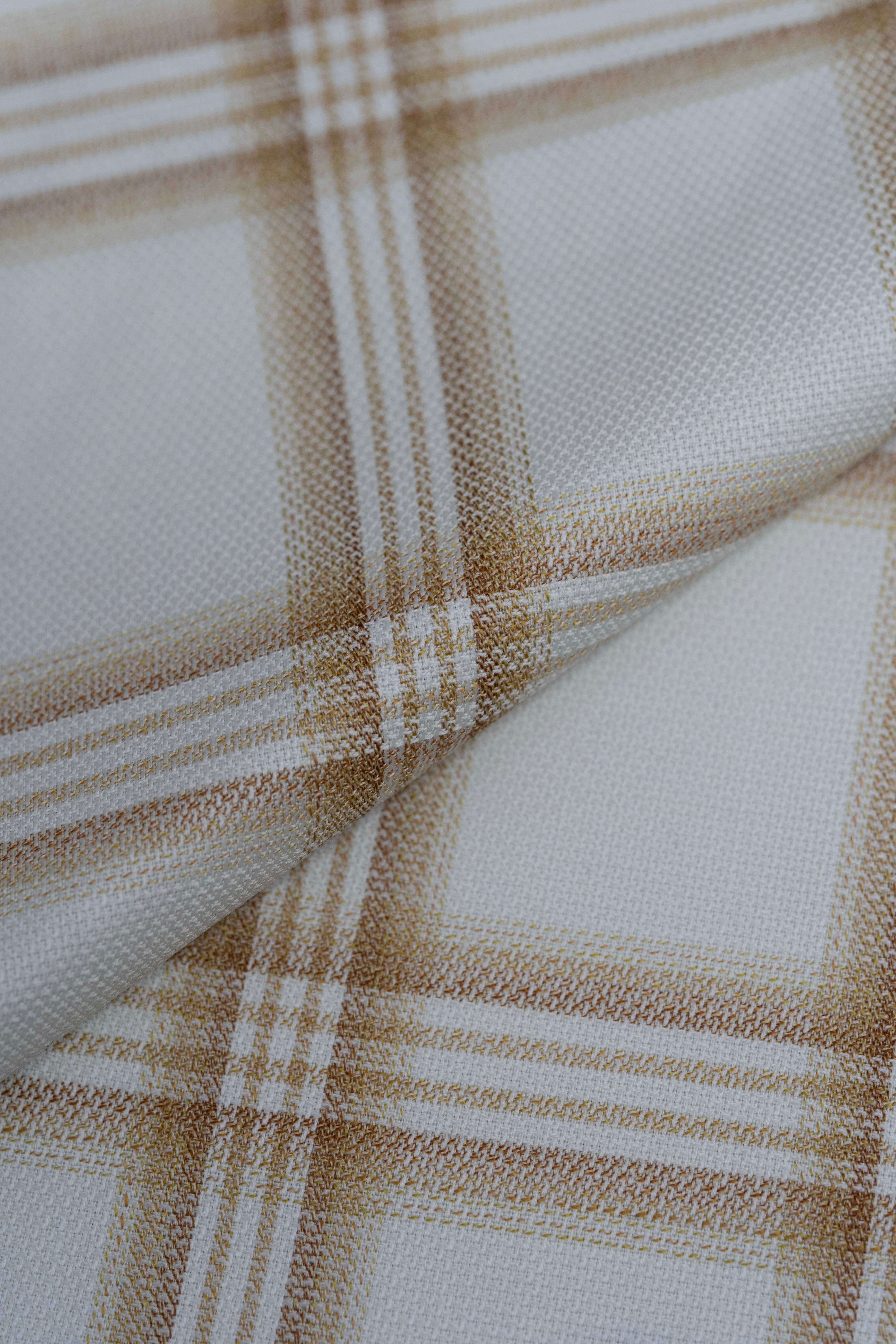 Fratelli Tallia Di Delfino Fancy Check Jacketing Fabric- 1.95 Meters - Yoo's Club