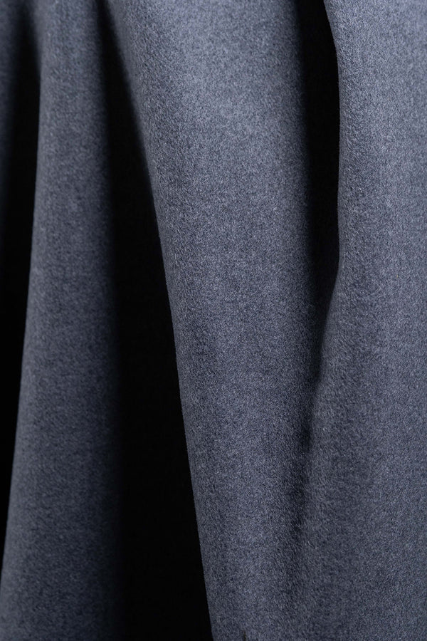 Heavy Weight Wool Fabric in Grey -1.8 Meters