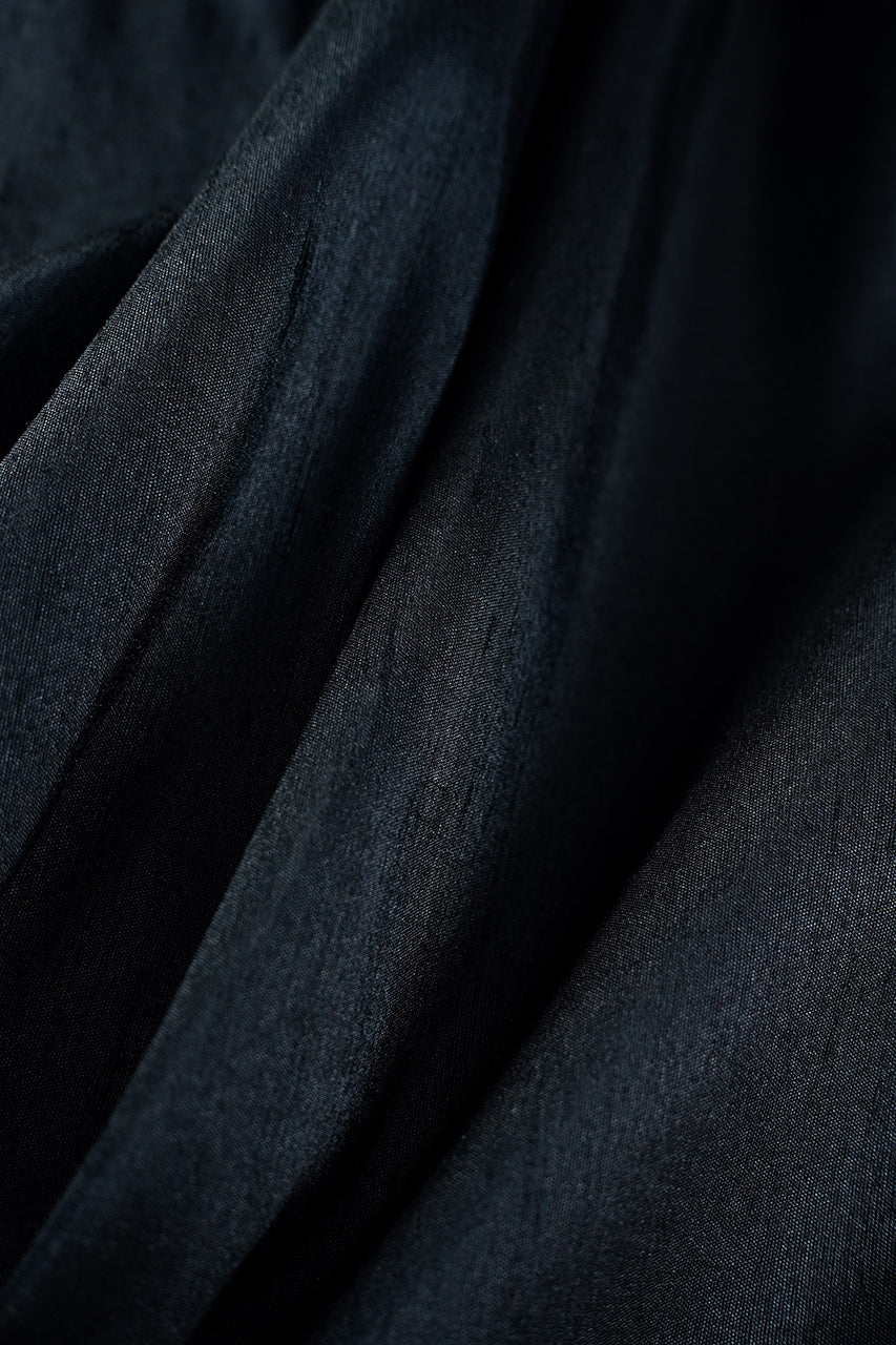 Kintoki Kiji Dupioni Silk in Black GW50-01 - Yoo's Club