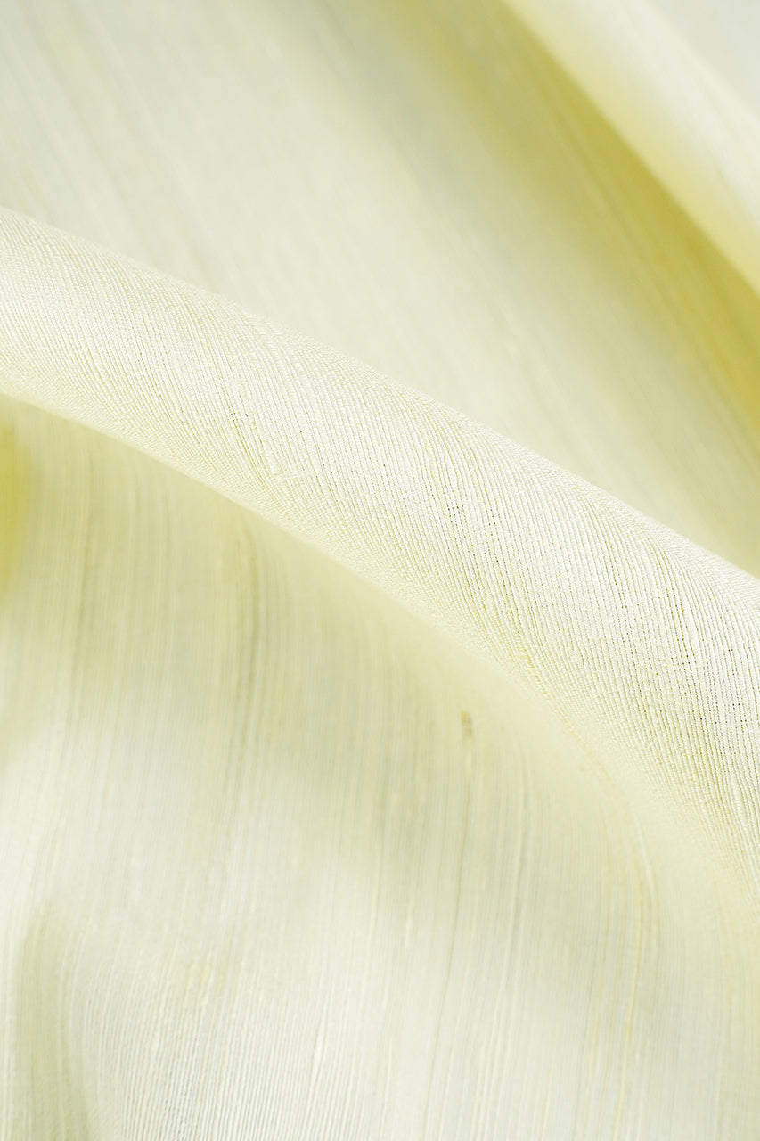 Kintoki Kiji Dupioni Silk in Cream White GW50-02 - Yoo's Club