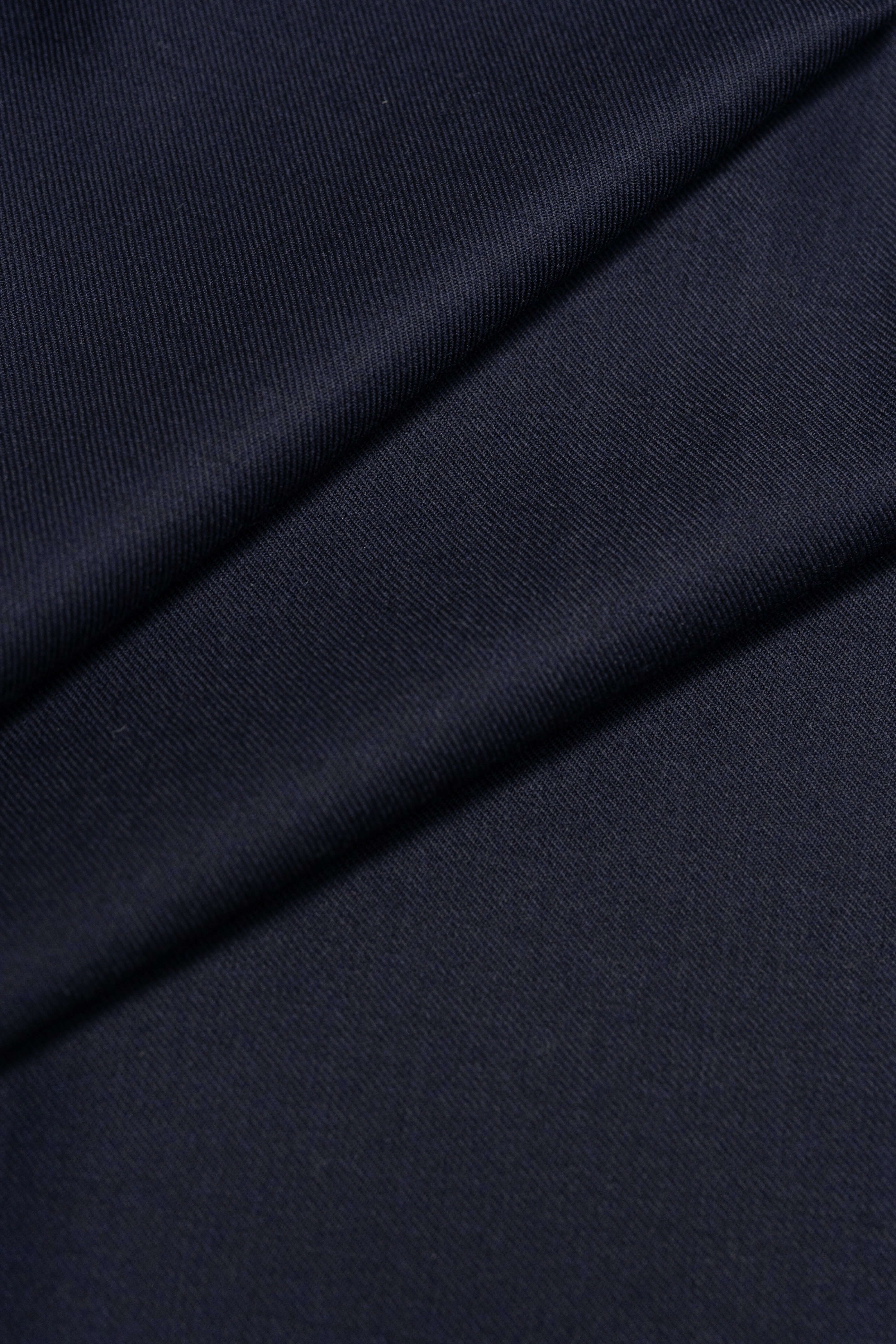 Groves & Lindley Dark Navy Twill Wool Suiting Fabric -3.1 Meters