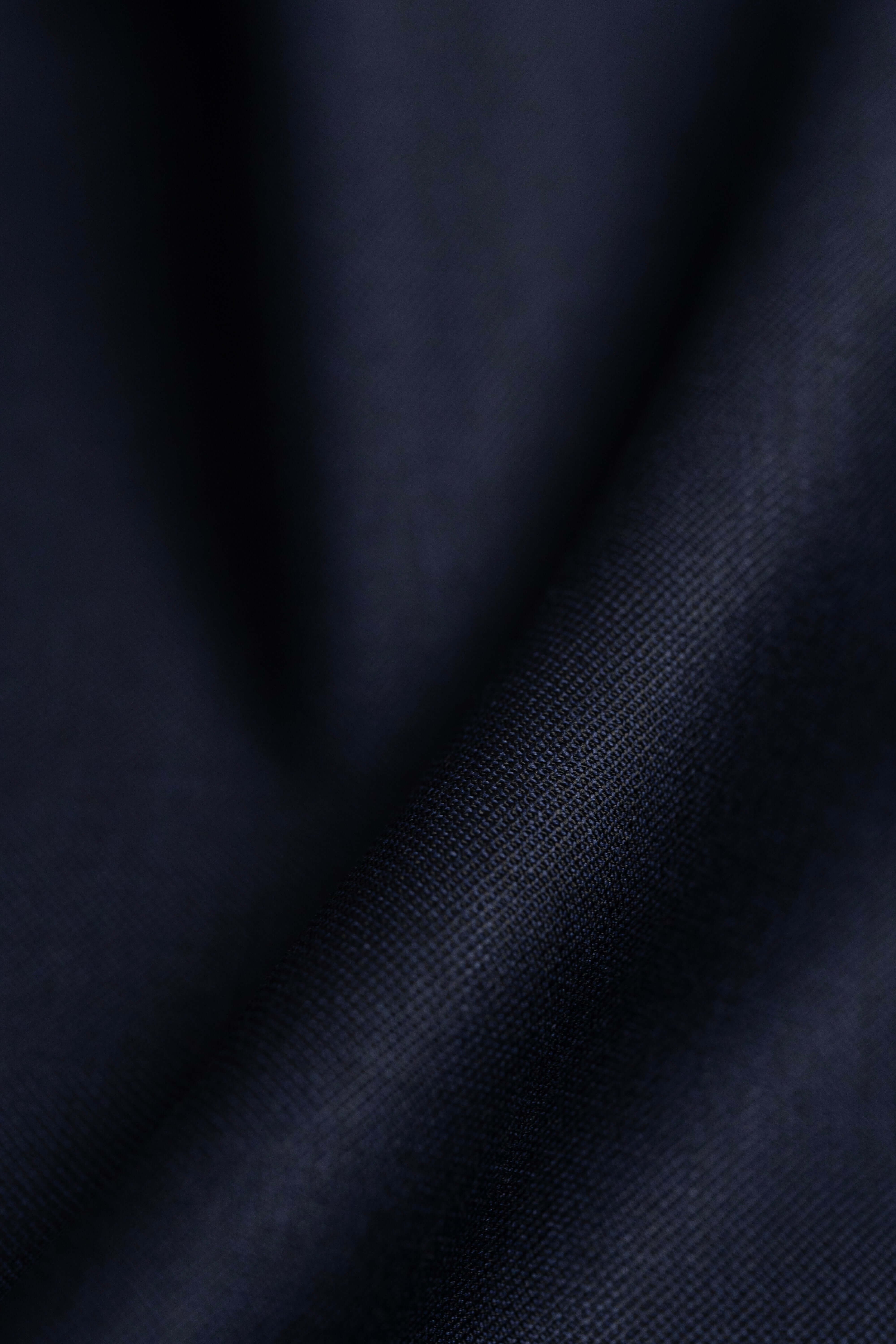 Barrington Navy Plain Superfine Merino Wool Suiting (15022)-2.6 Meters