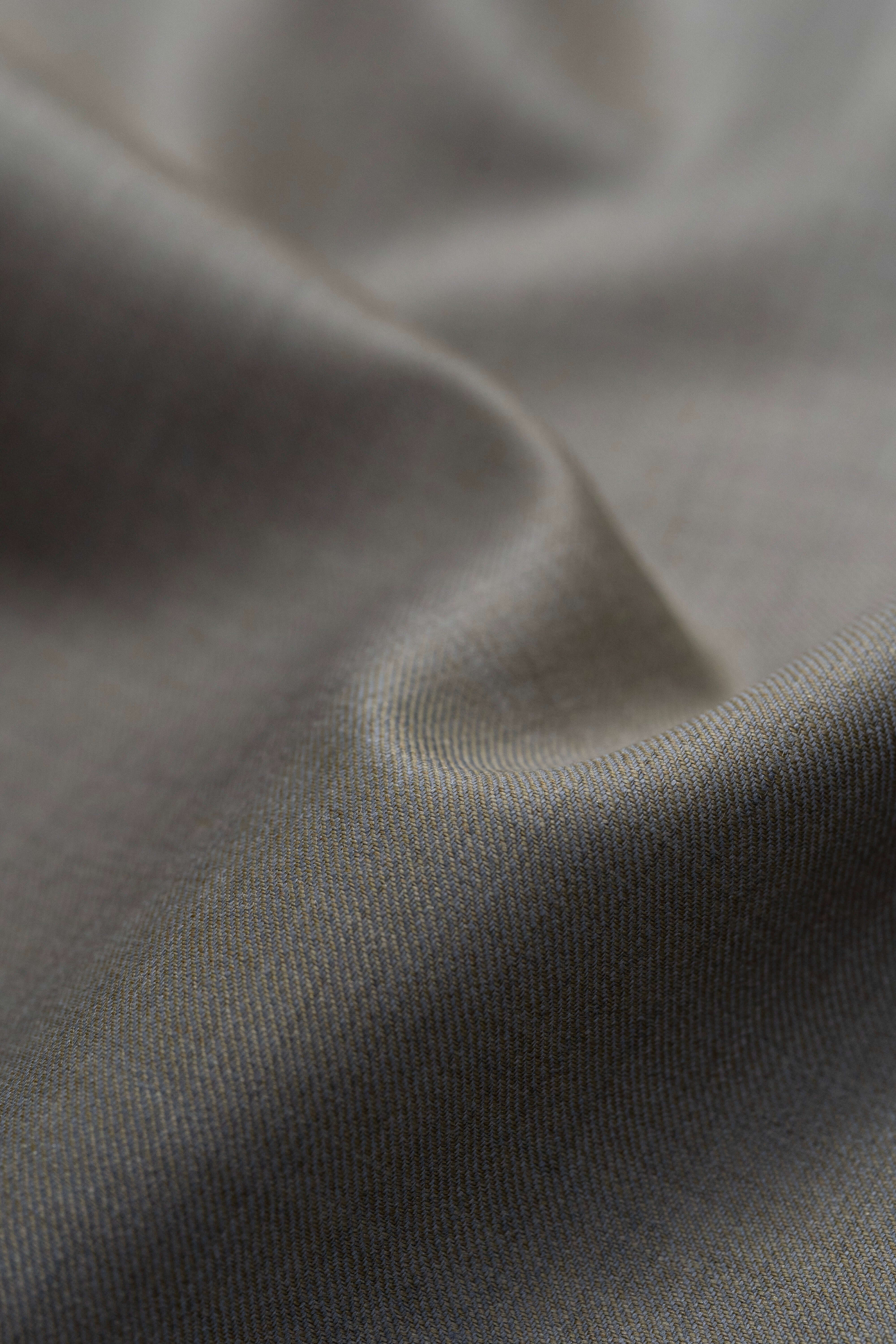 Dormeuil Amadeus 365 Taupe Worsted Wool Suiting Fabric - 1.5 Meters
