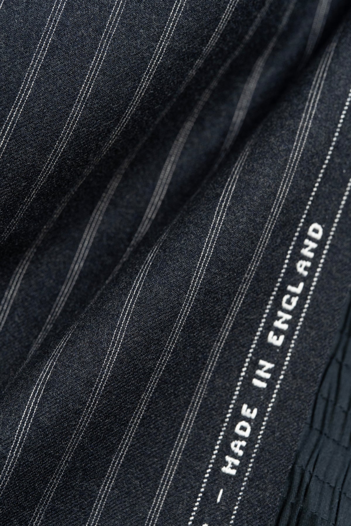 Barclays Super Dry Dark Charcoal Stripe Wool Suit Fabric (V26012)-2.9 Meters - Yoo's Club