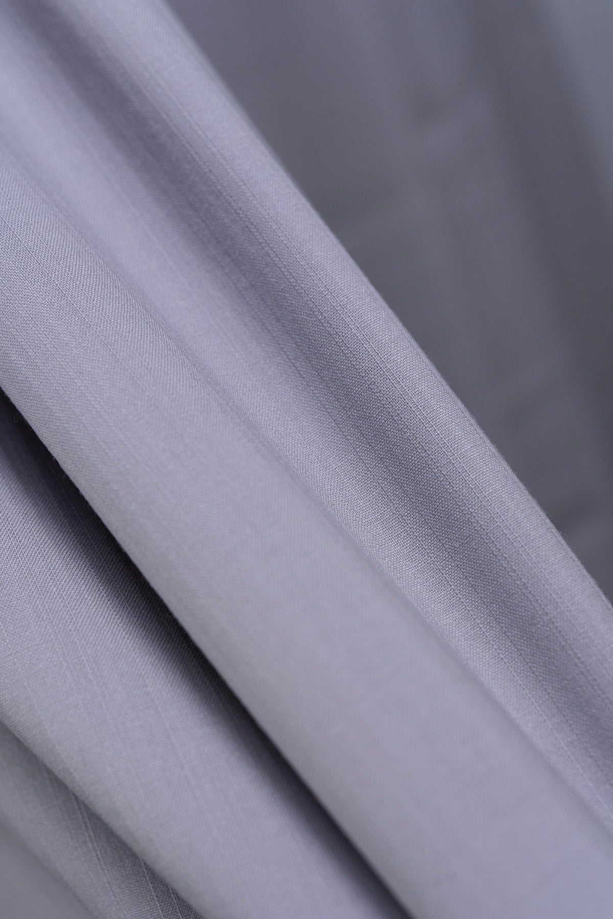 Wain Shiell Grey Subtle Stripe Wool Suiting Fabric (V26011) -2.9 Meters - Yoo's Club