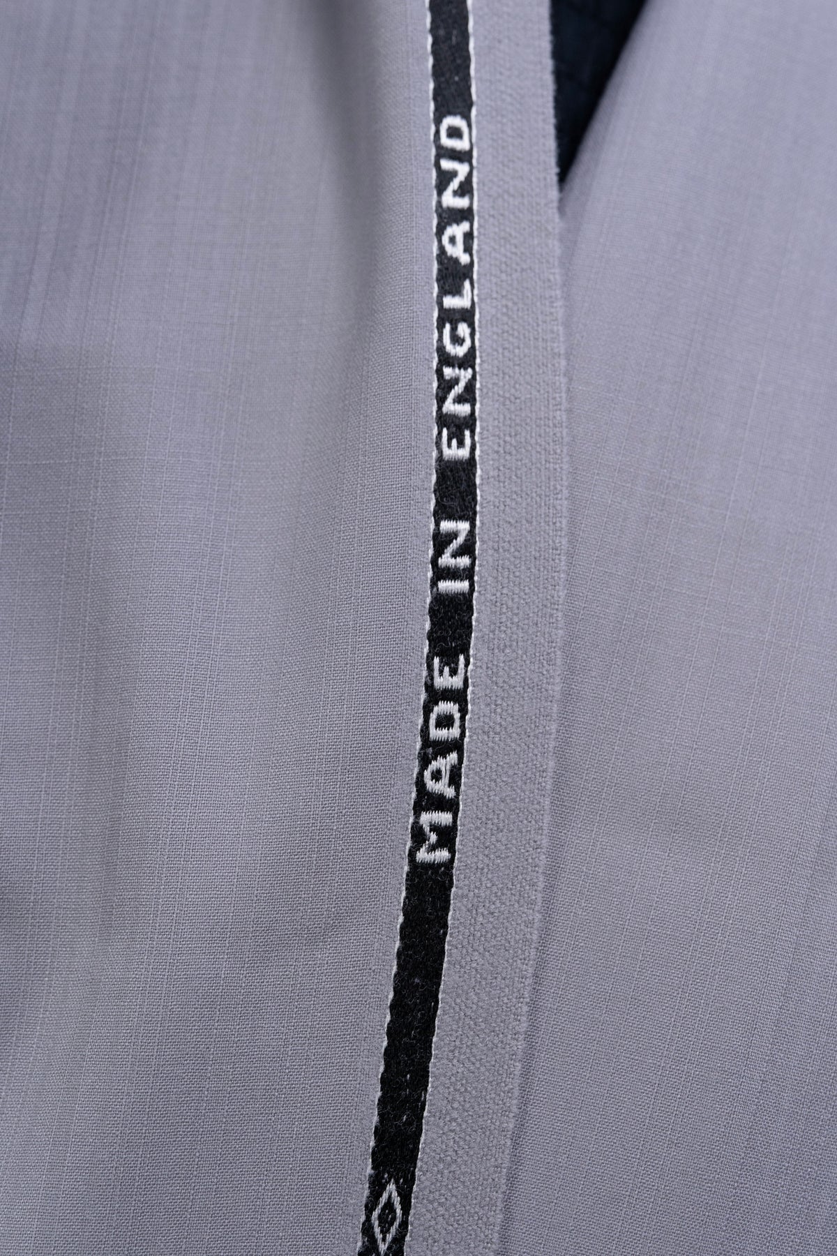 Wain Shiell Grey Subtle Stripe Wool Suiting Fabric (V26011) -2.9 Meters - Yoo's Club