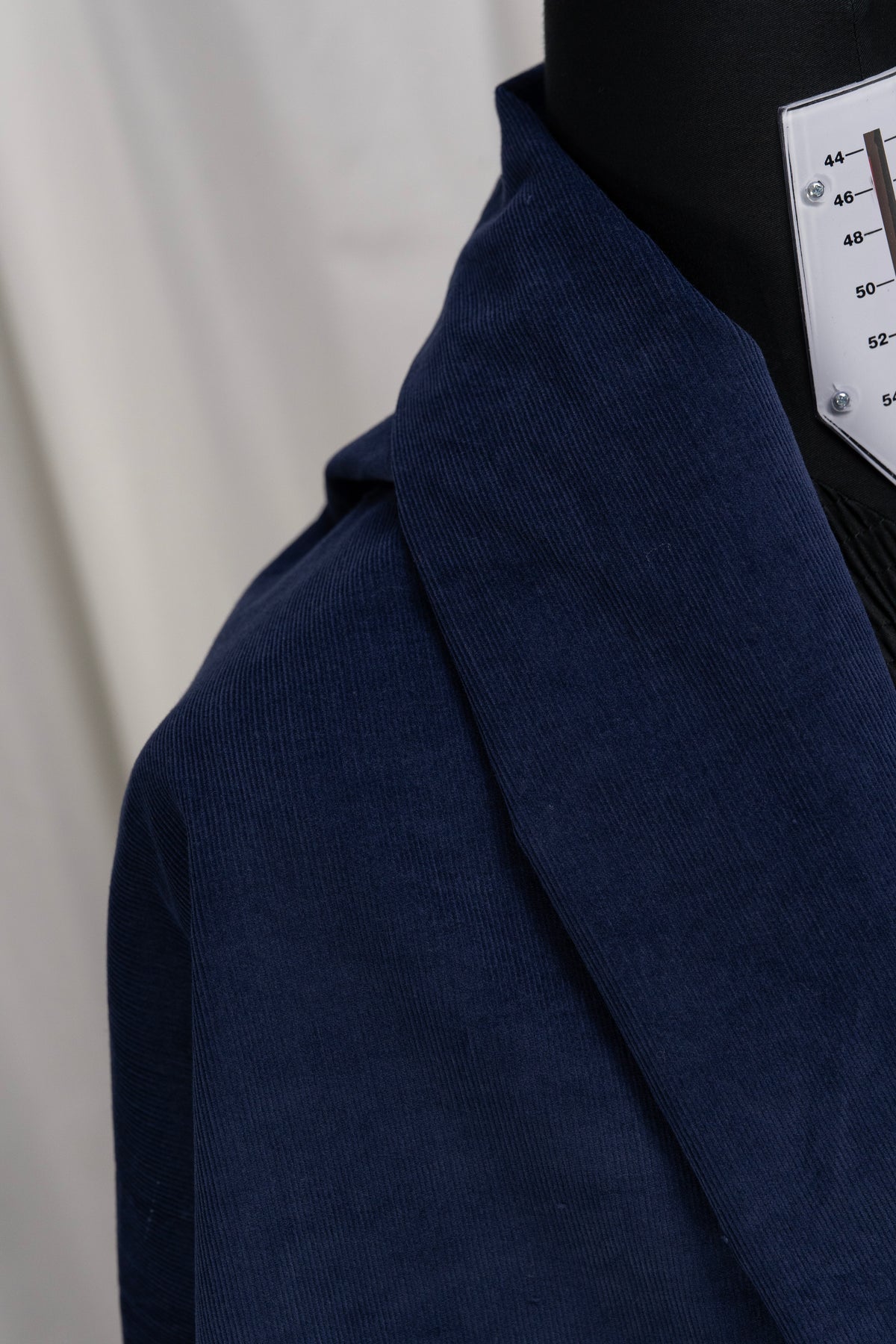 Royal Blue Cotton Blend Corduroy Trousers Fabric (V26020)- 1.85 Meters - Yoo's Club