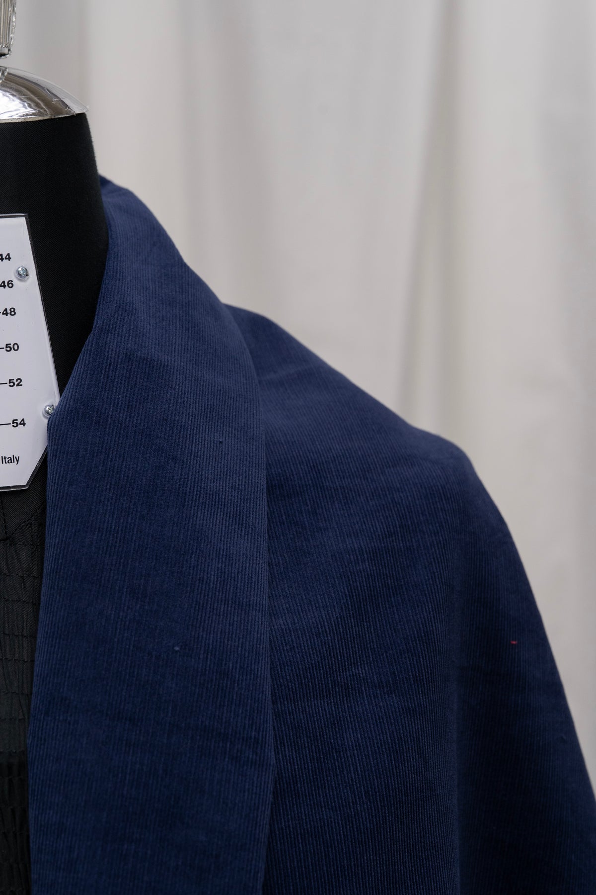 Royal Blue Cotton Blend Corduroy Trousers Fabric (V26020)- 1.85 Meters - Yoo's Club