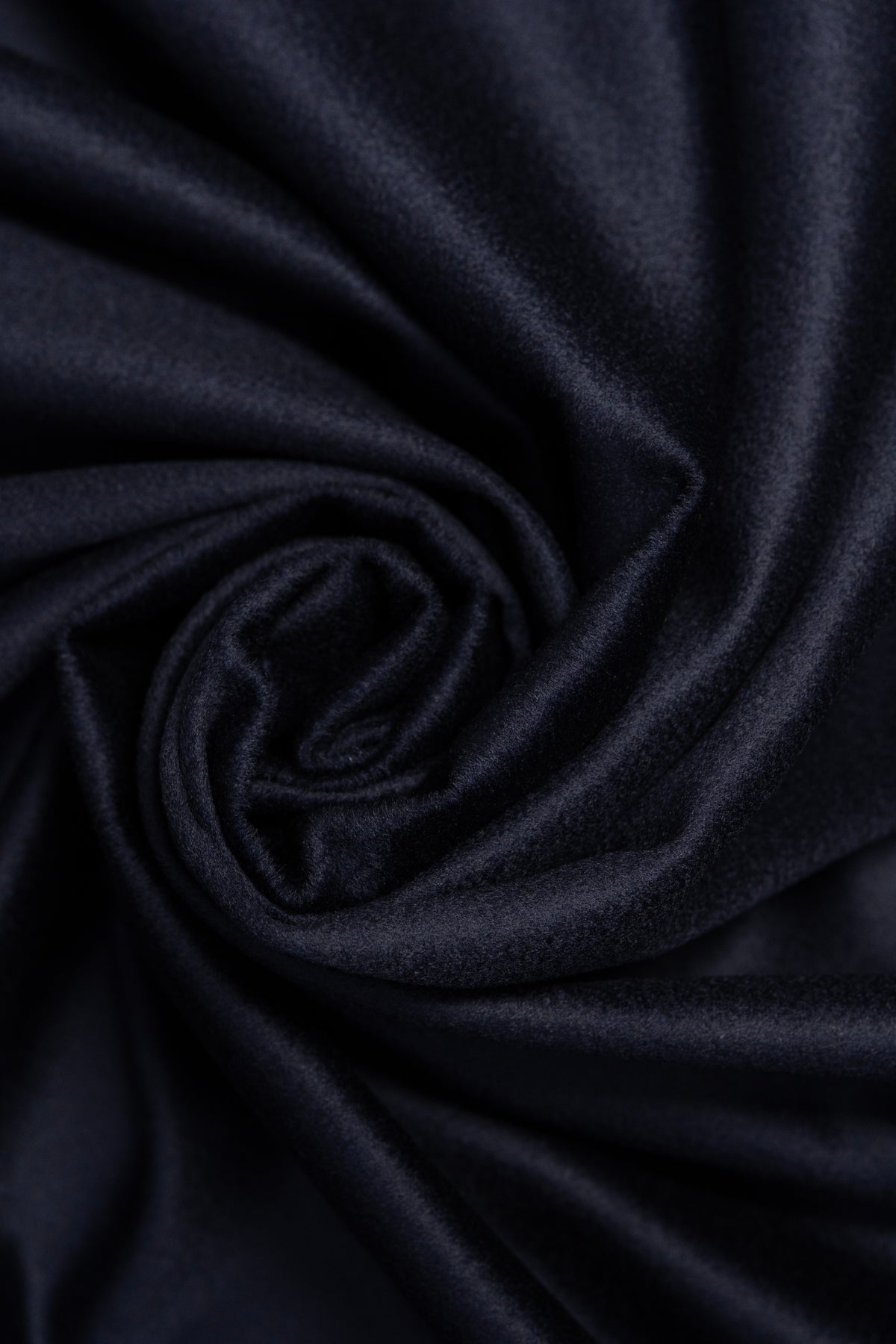 Dark Navy Wool & Cashmere Jacketing Fabric produced by Loro Piana - 3.5 Meters