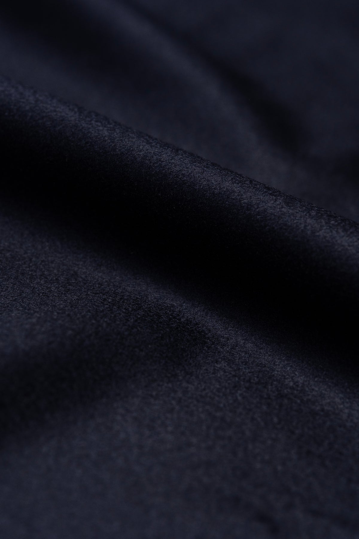 Dark Navy Wool & Cashmere Jacketing Fabric produced by Loro Piana - 3.5 Meters