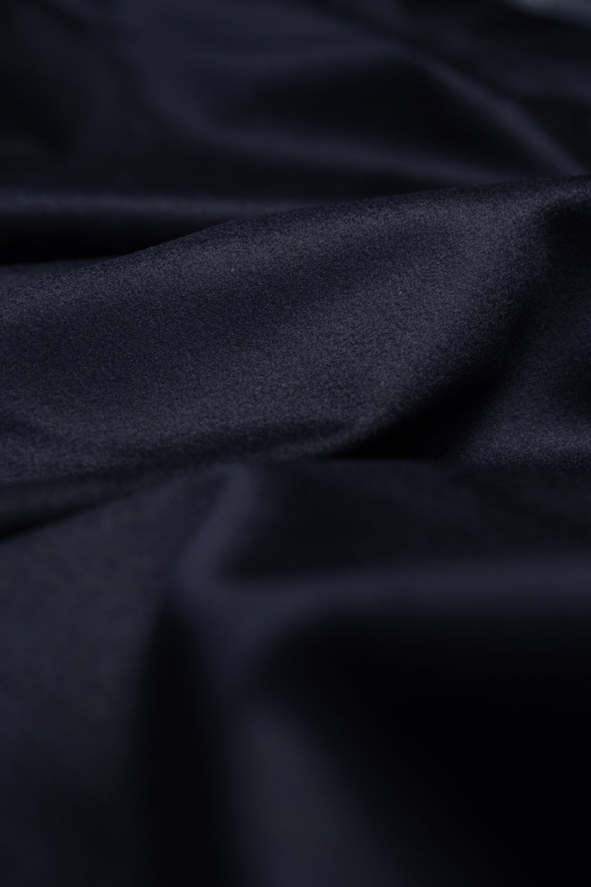 Dark Navy Wool & Cashmere Jacketing Fabric produced by Loro Piana - 2.1 Meters