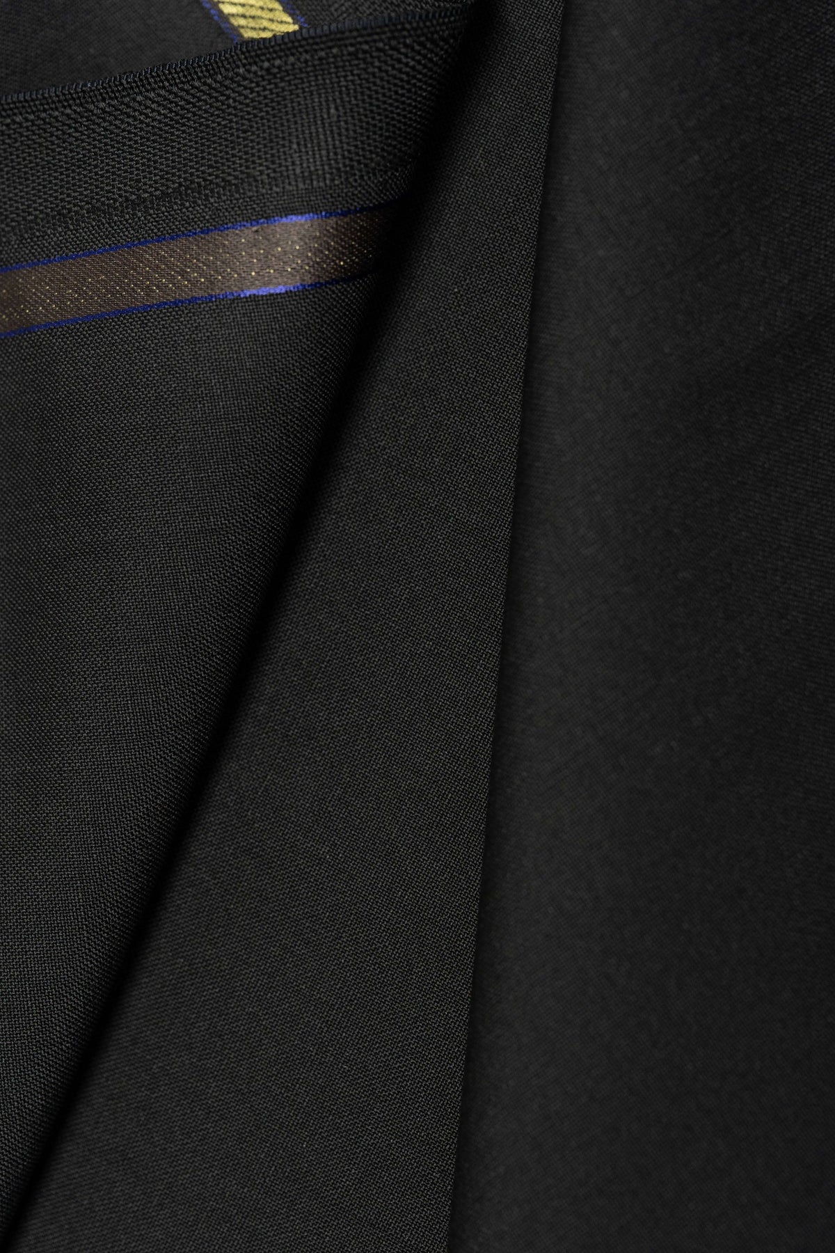 VBC Black Wool & Mohair Suiting Fabric (32590) - 2.25 Meters - Yoo's Club