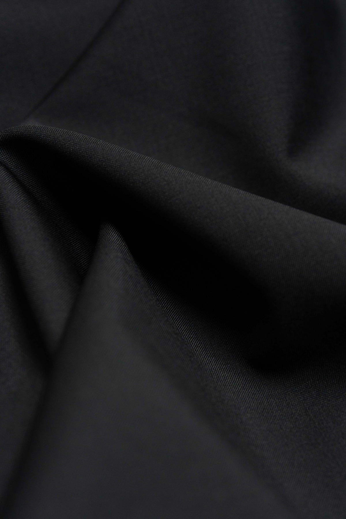 VBC Black Wool & Mohair Suiting Fabric (32590) - 2.25 Meters - Yoo's Club