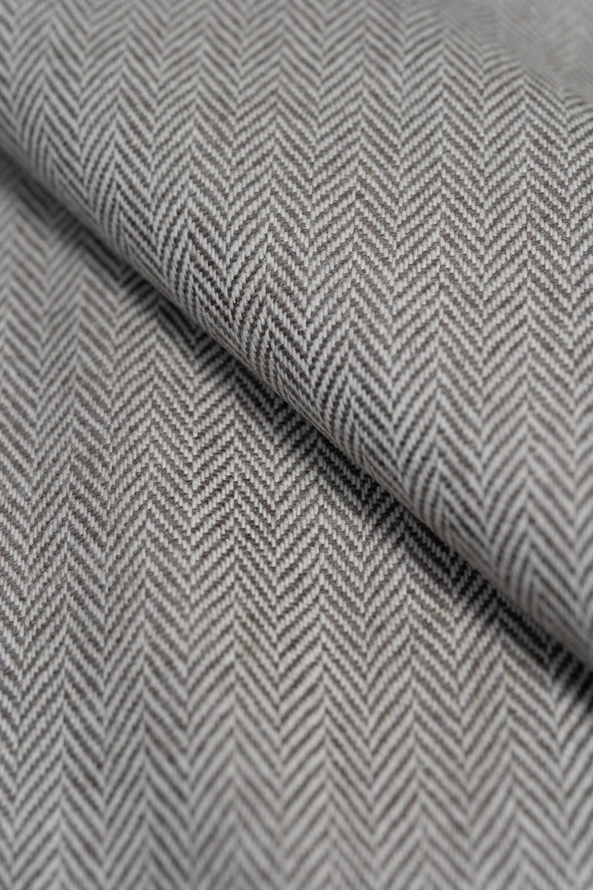 Herringbone Wool Jacket Fabric (SEC23-09)-1.65 Meters - Yoo's Club