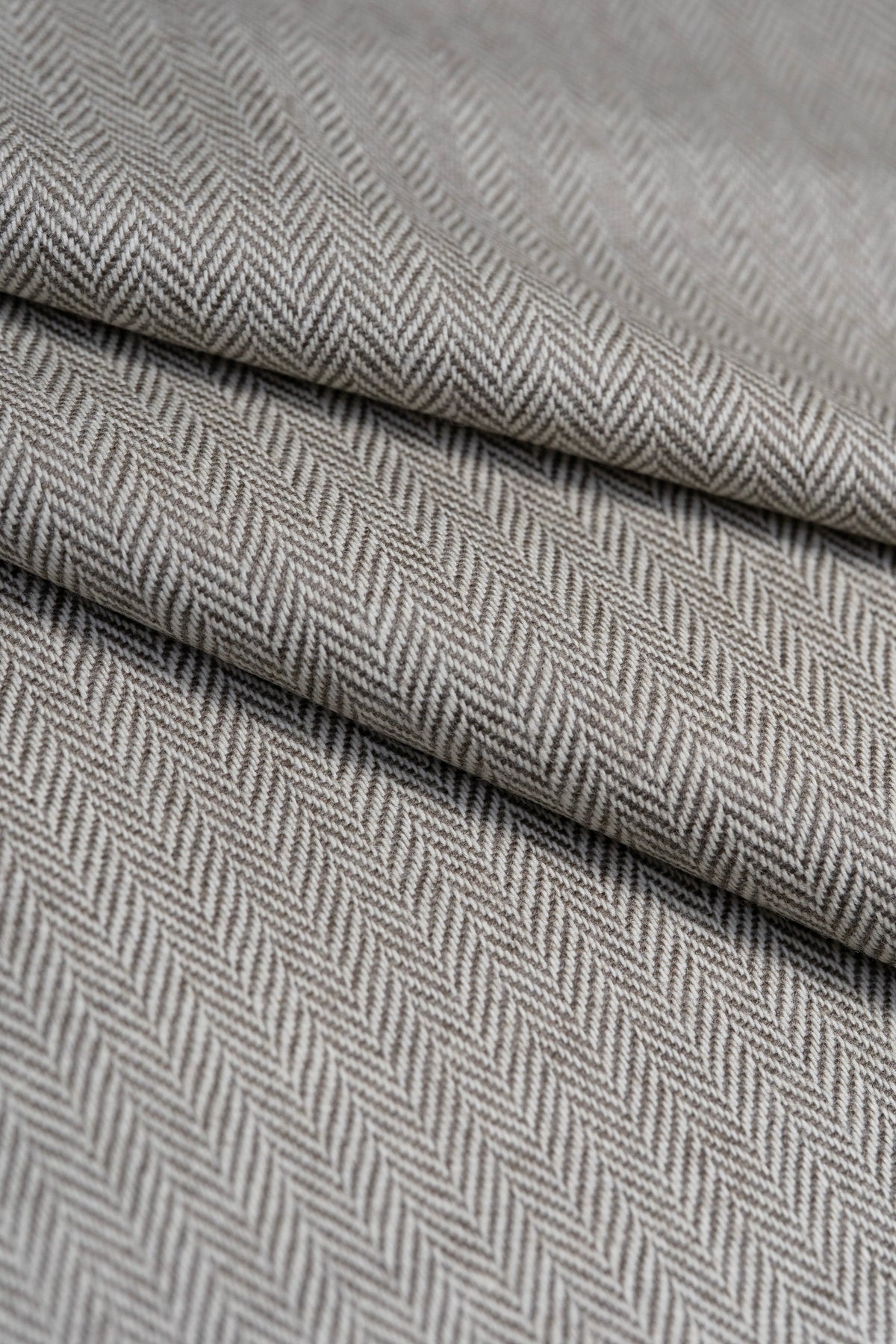 Herringbone Wool Jacket Fabric (SEC23-09)-1.65 Meters - Yoo's Club