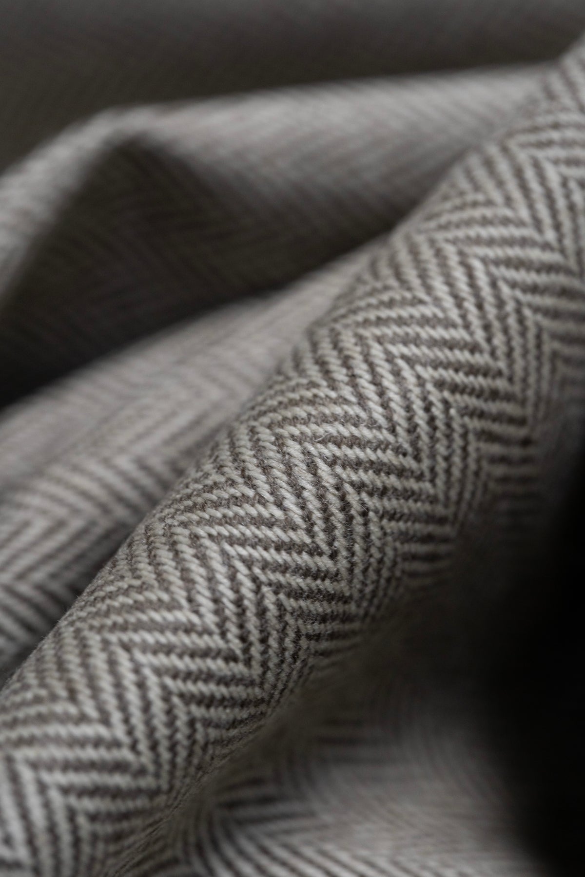 Herringbone Wool Jacket Fabric (SEC23-09)-1.65 Meters - Yoo's Club