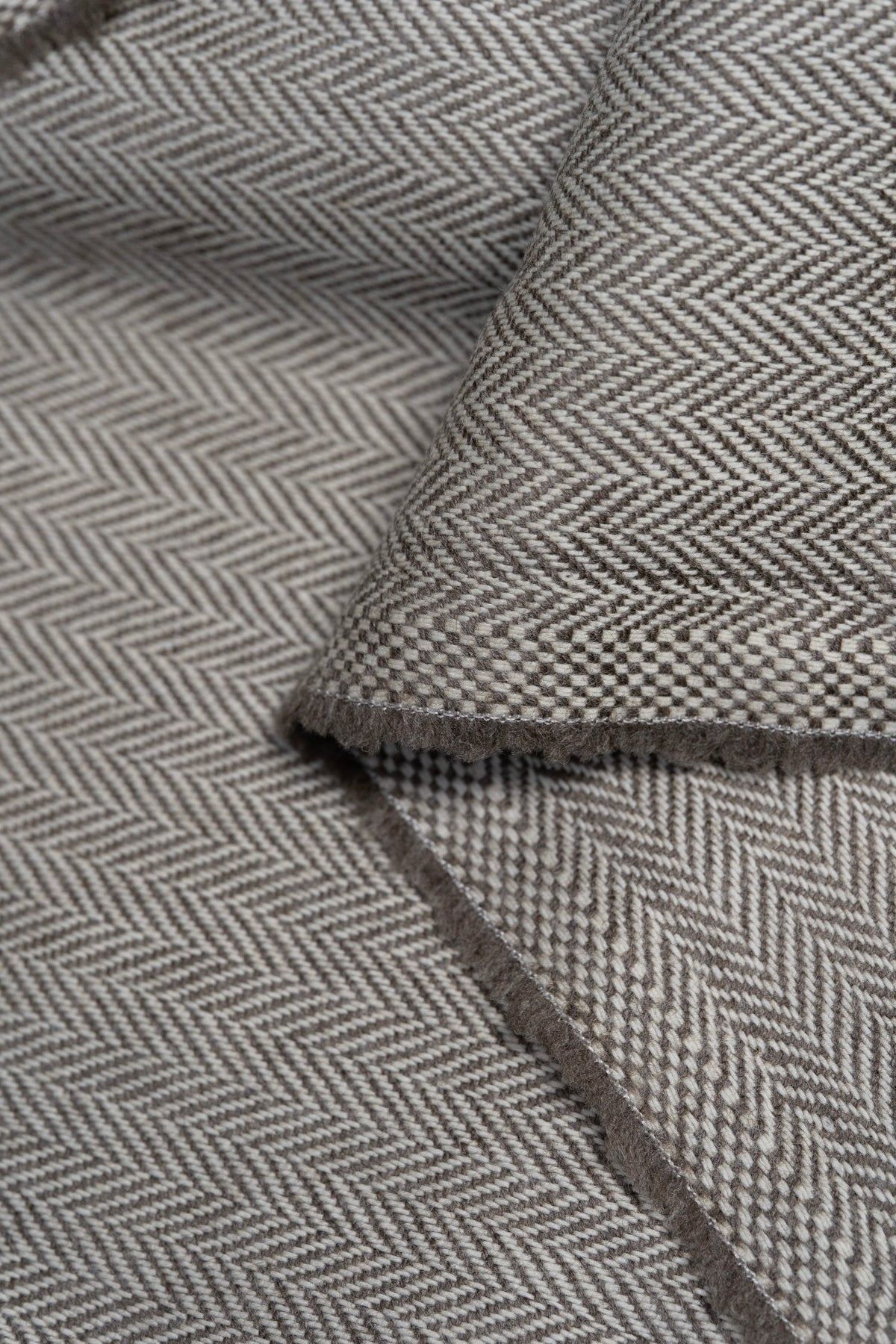 Herringbone Wool Jacket Fabric (SEC23-09)-1.65 Meters - Yoo's Club