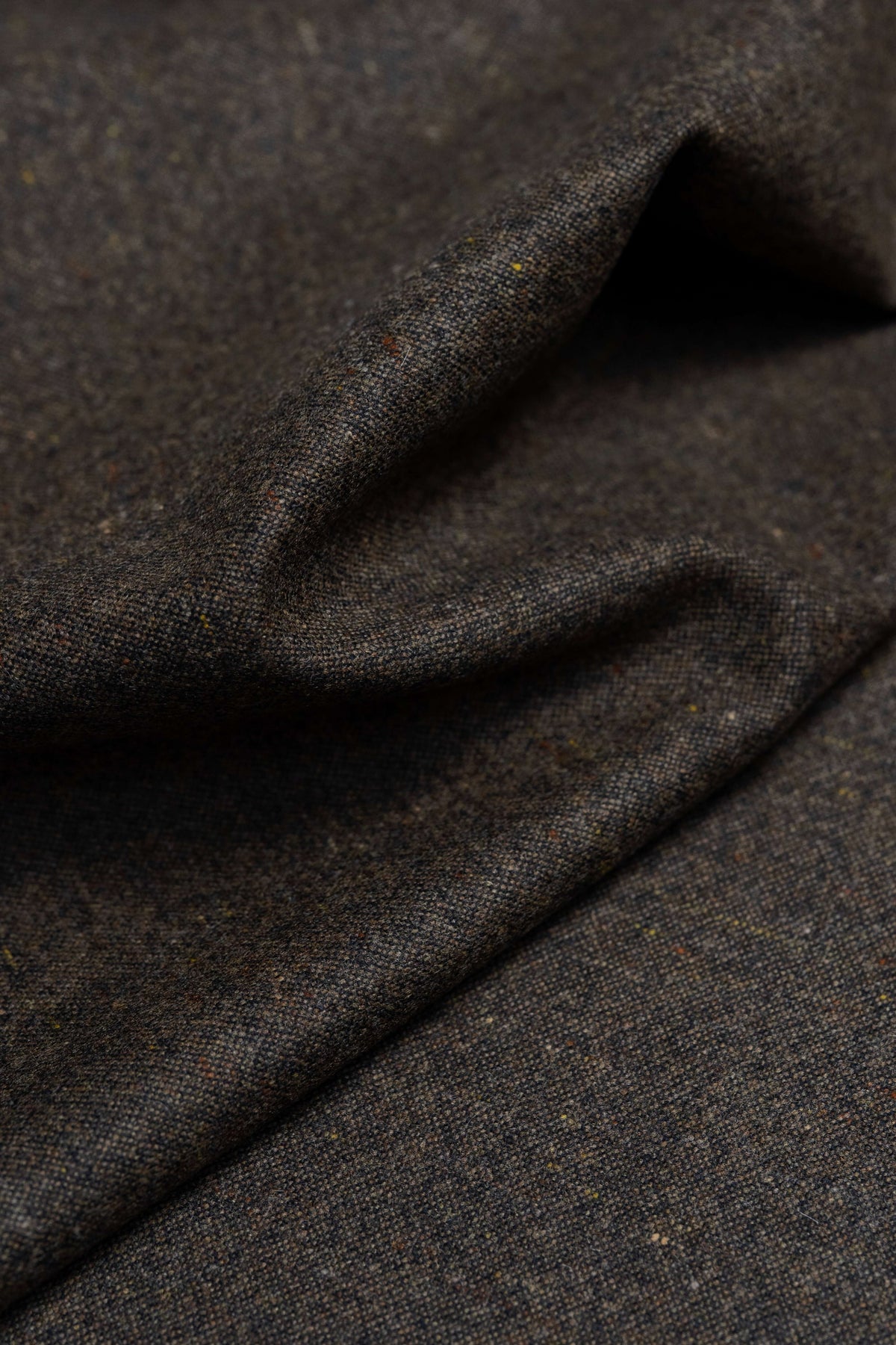 VBC Brown Wool Silk Suit Jacketing Fabric