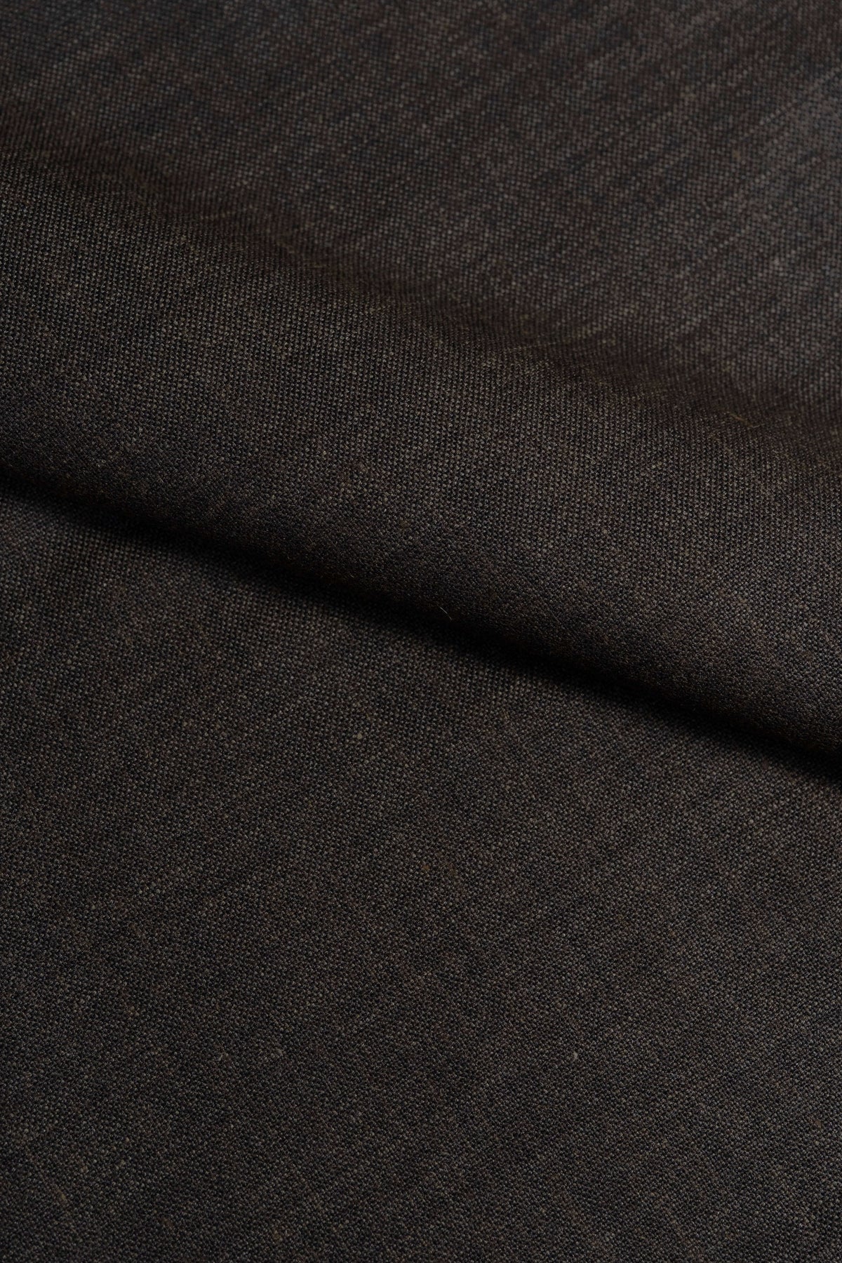 VBC Brown Wool Silk Linen Suit Jacketing Fabric