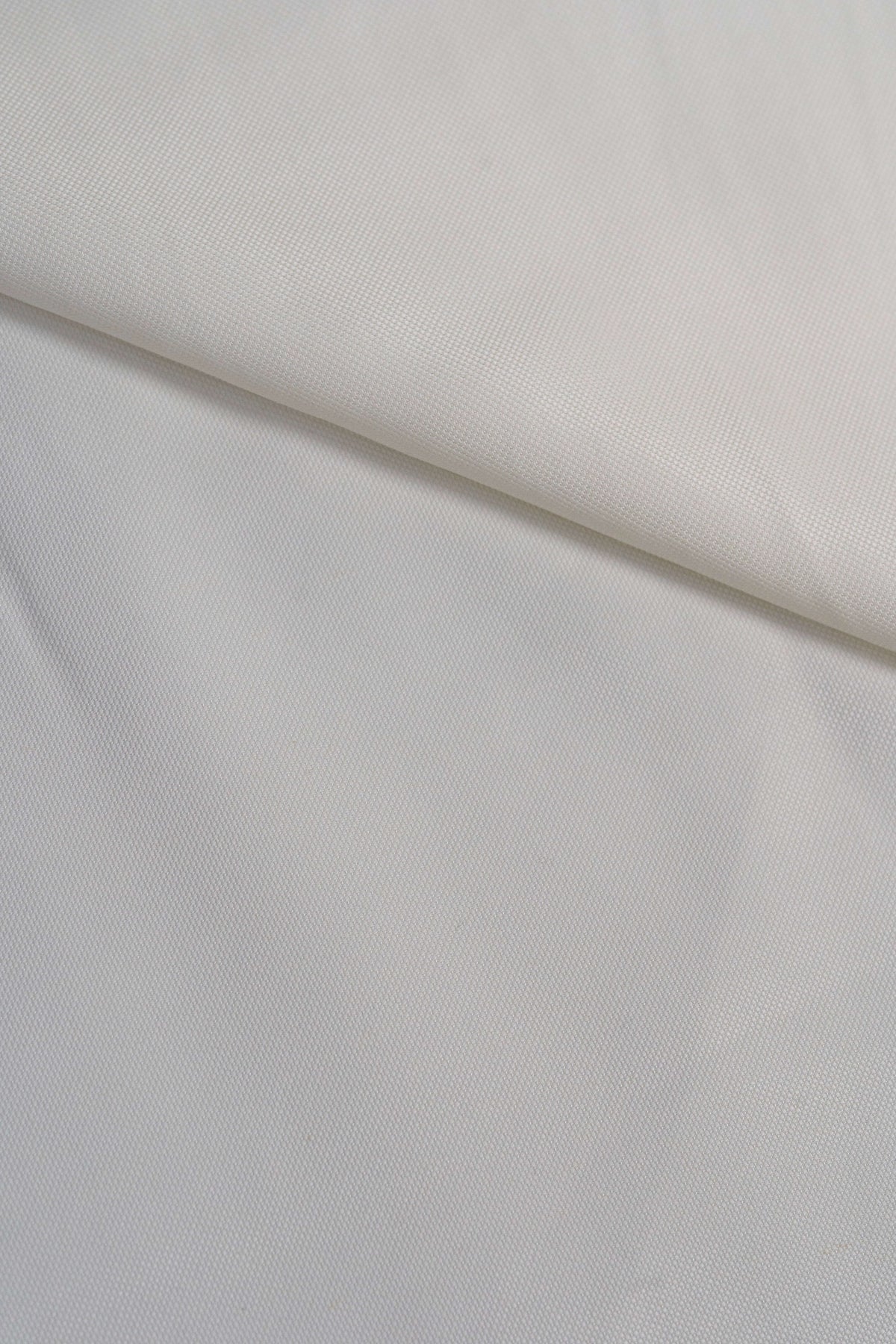 Off White Linen in Oxfor Weave Made in Japan