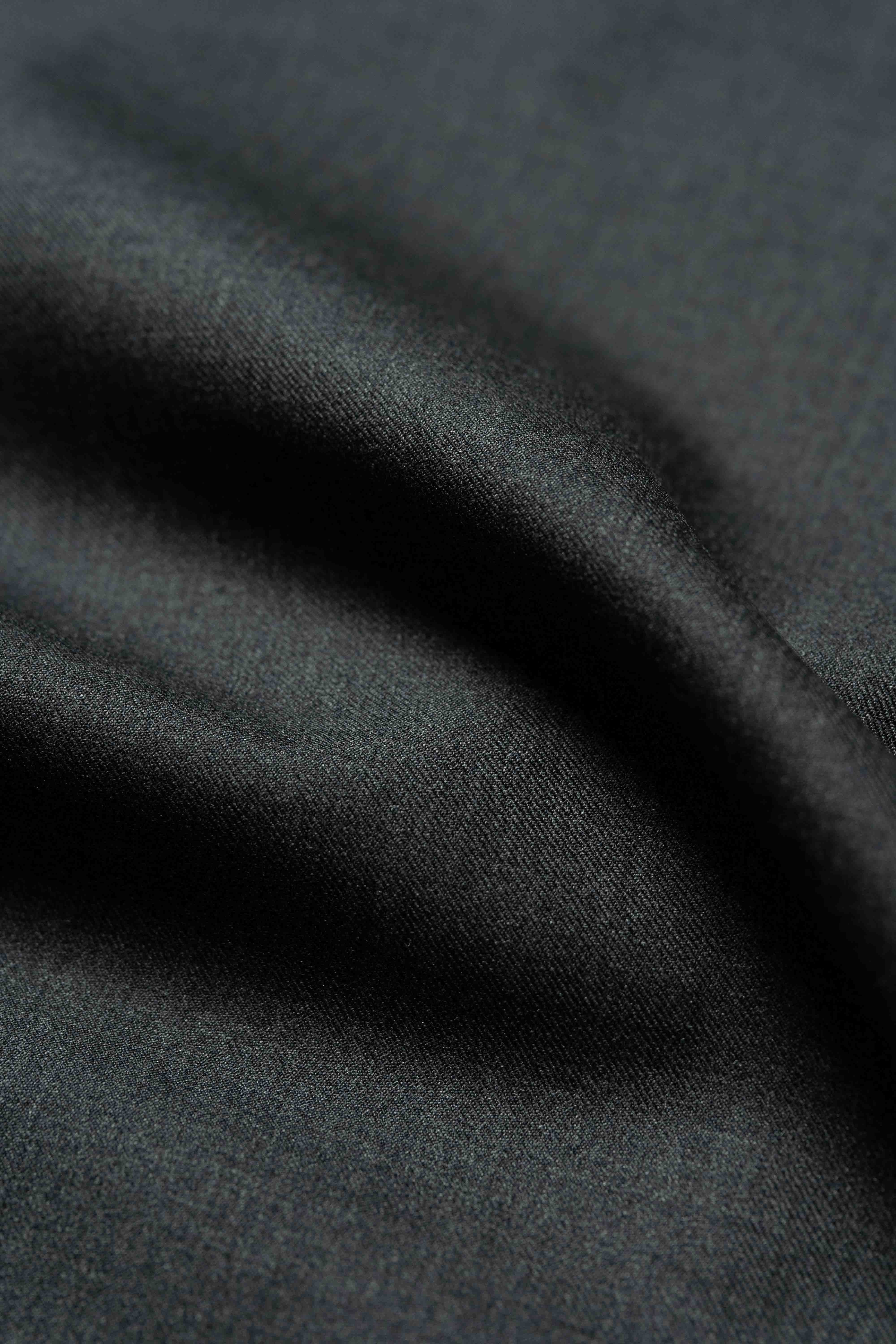 VBC Dark Grey Super 140's Wool Suit Fabric, showing soft and luxurious texture, perfect for tailored suits.