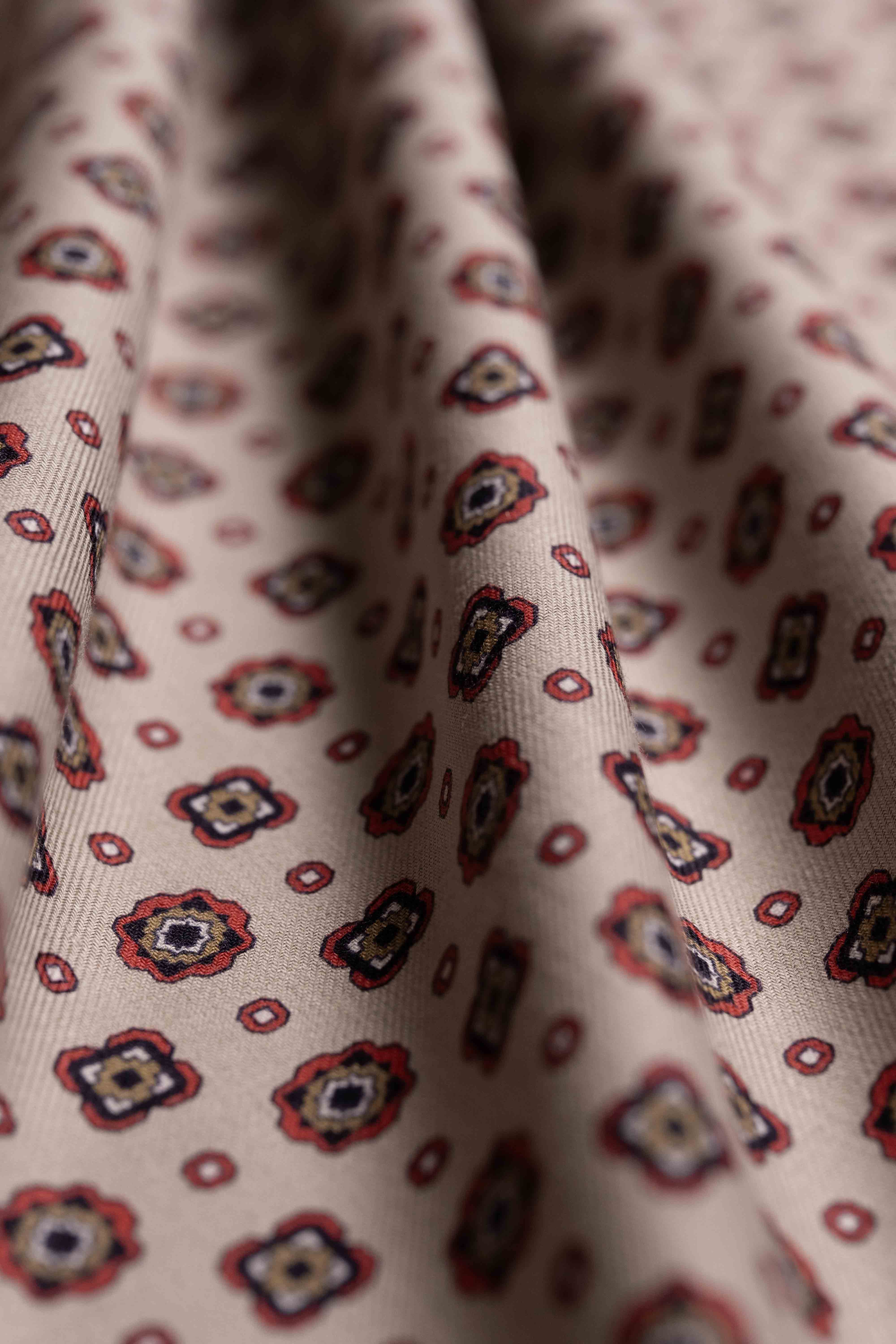 Vintage fabrics Wool & Cotton for Shirt/Tie (22524) - Unit per 0.5 M