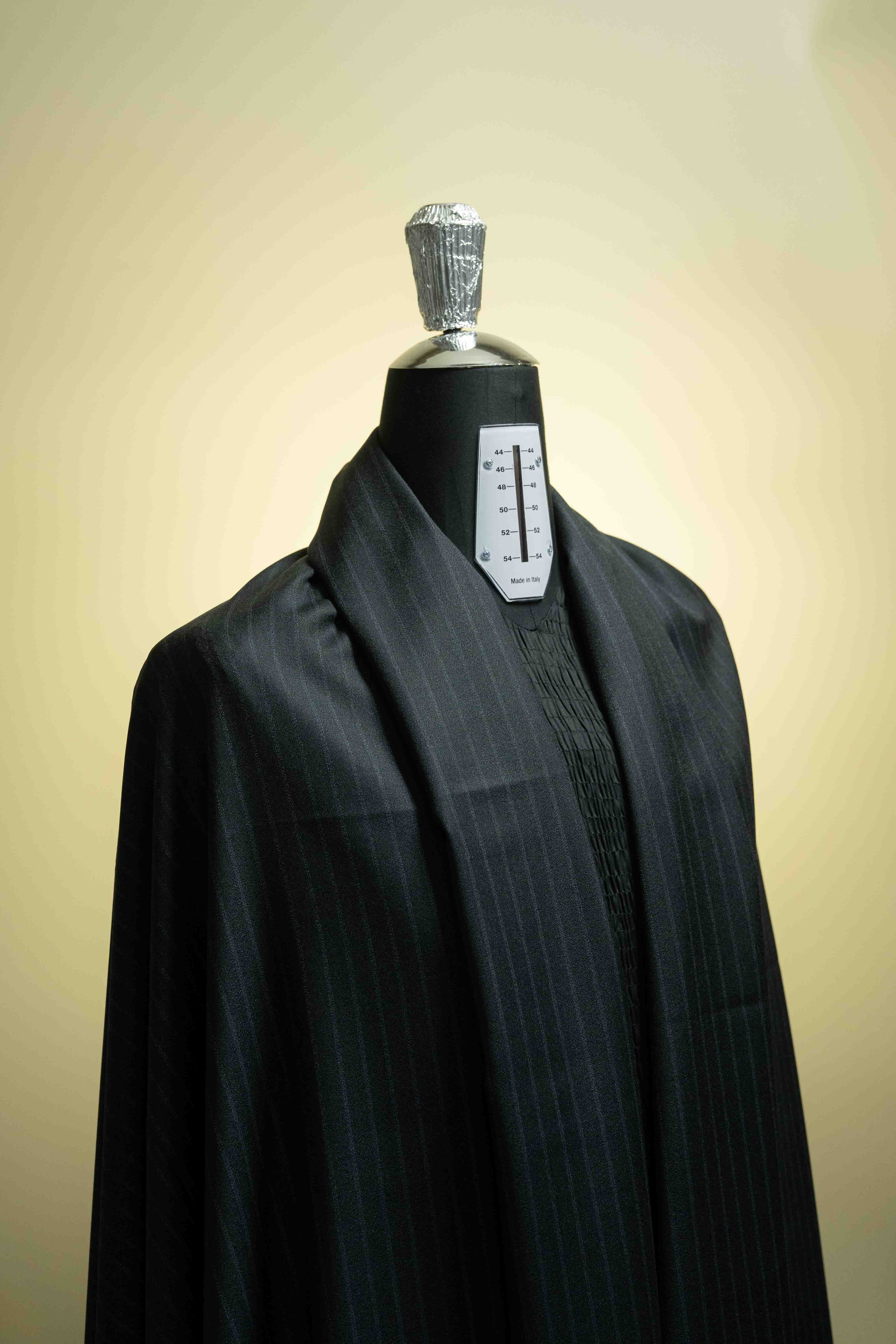 Valentino Garavani Dark Green Stripe Wool Suit Fabric (V23339) -3m