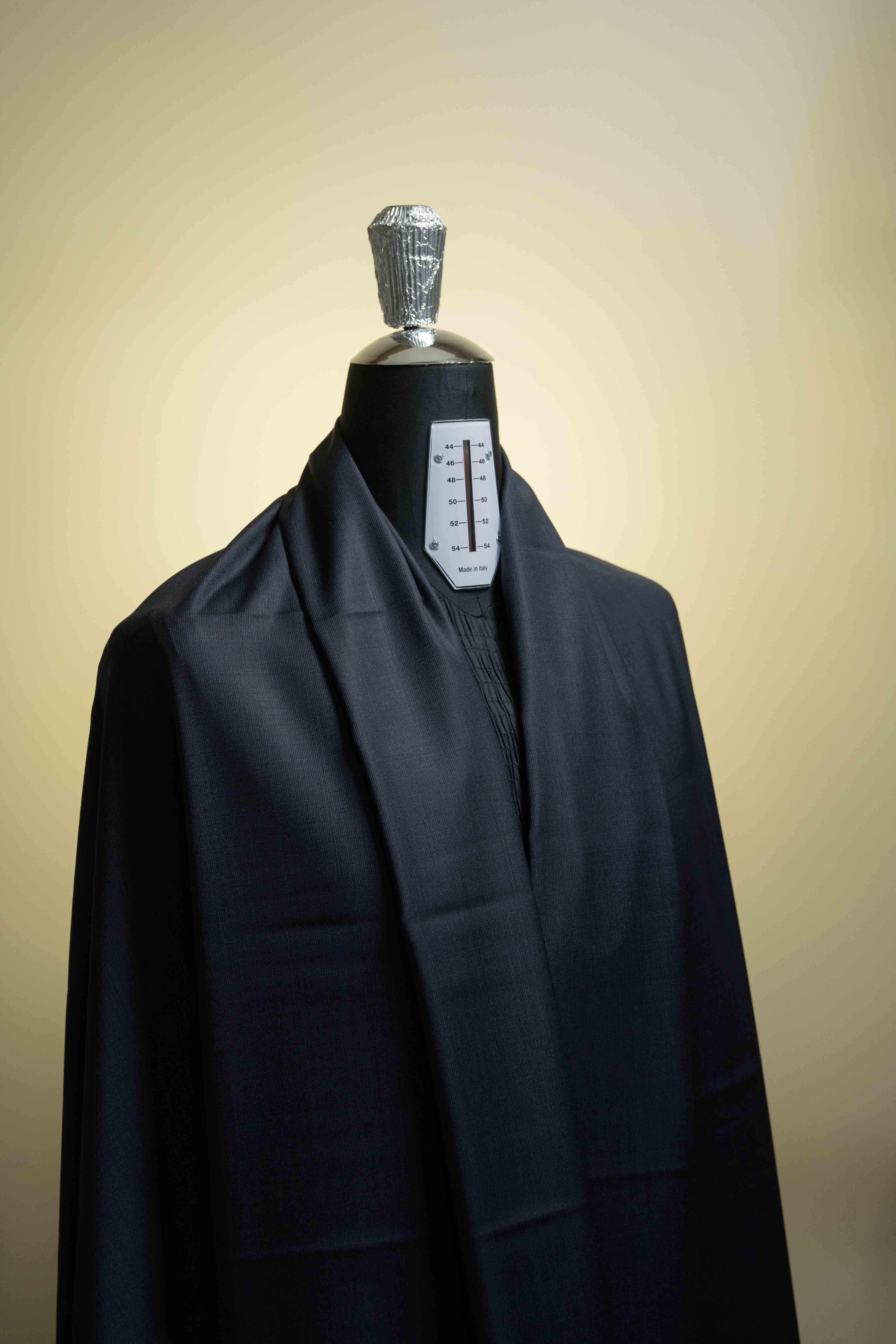 Marzoni Blue Stripe Wool Suit Fabric (V23332) -3m