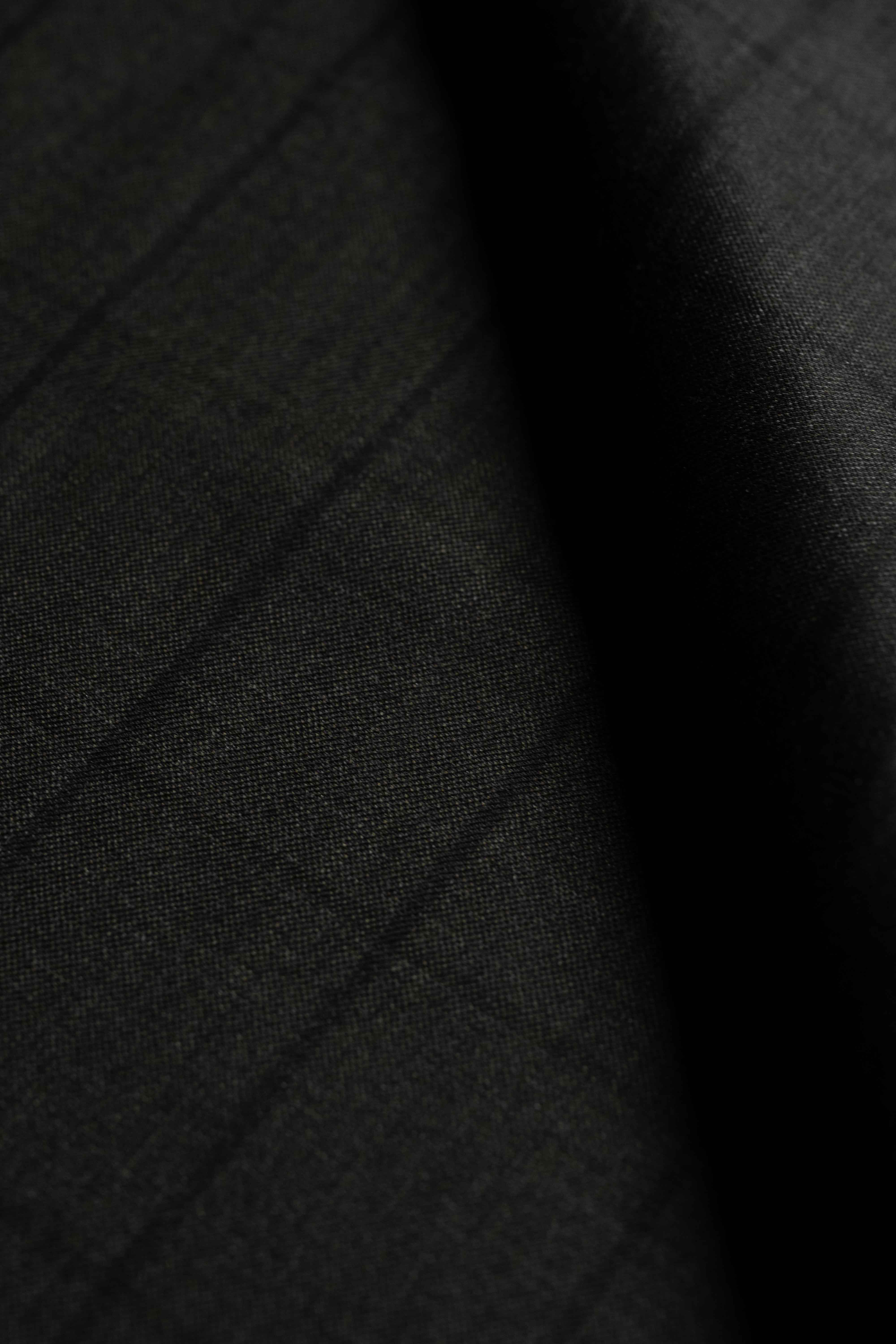 Dormeuil Amadeus Action Charcoal Check Wool Suit Fabric (GC39590)-1.9m