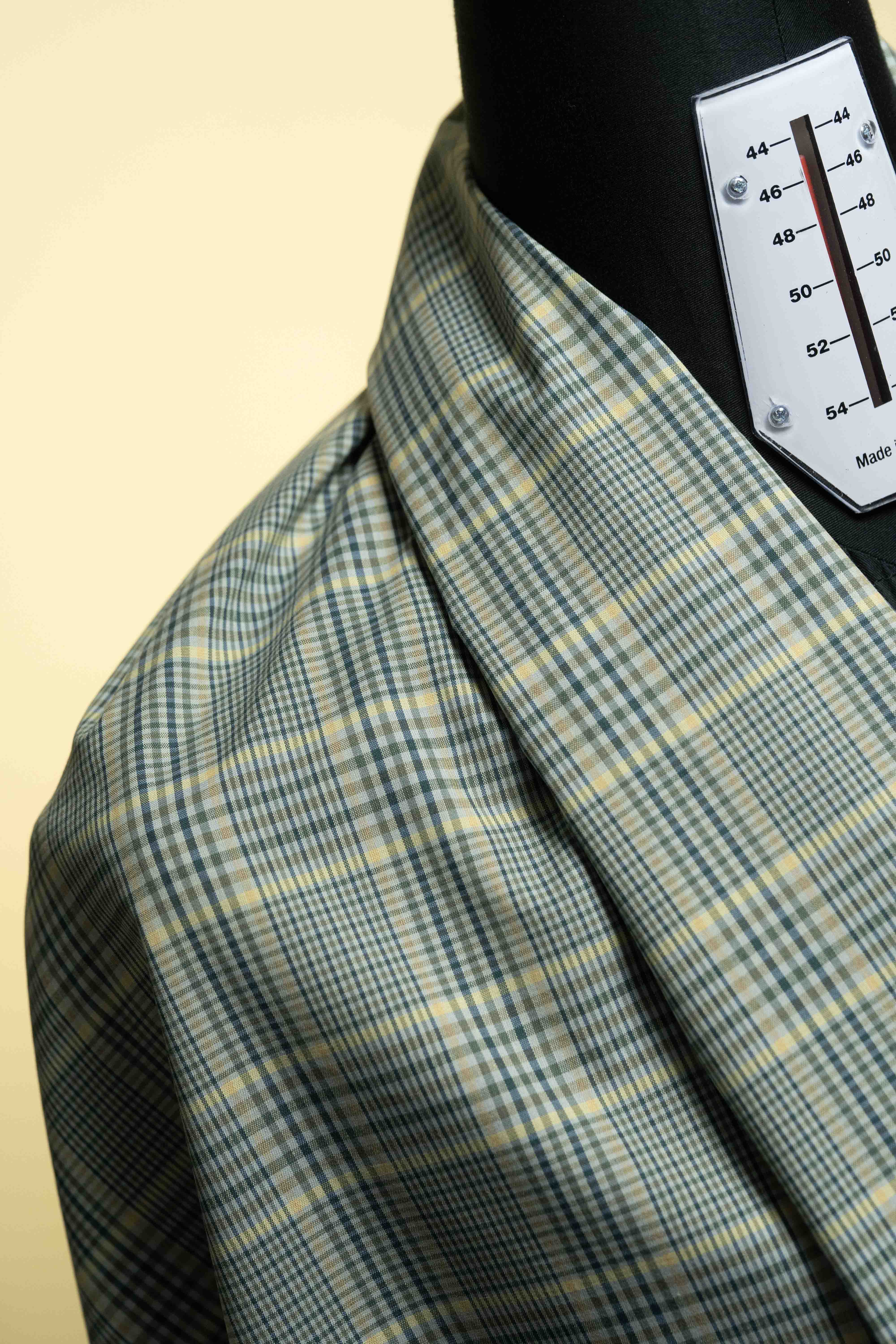 Men Suit Fabric in Blue Fancy Check -2.1m