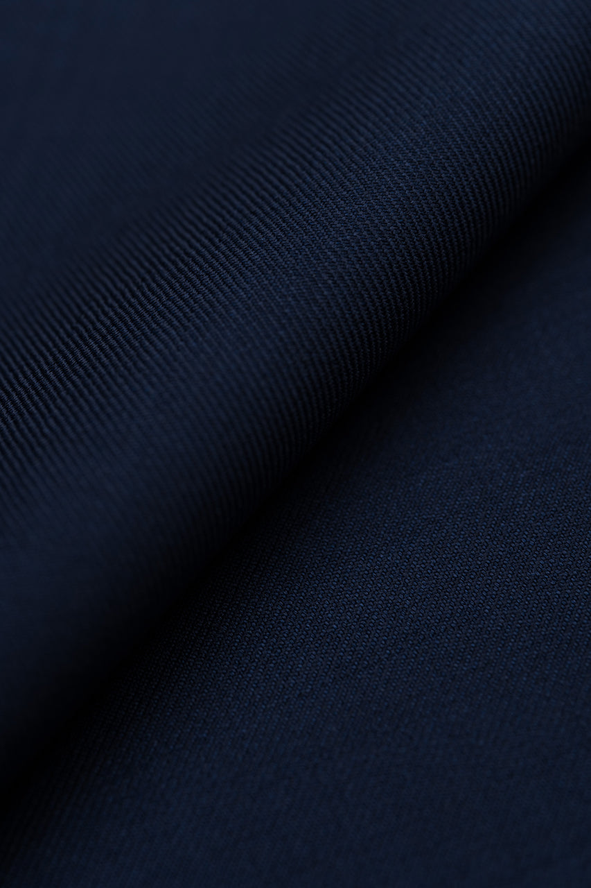 GC50226 VBC Dark Blue Stretched 110's Wool for Suits