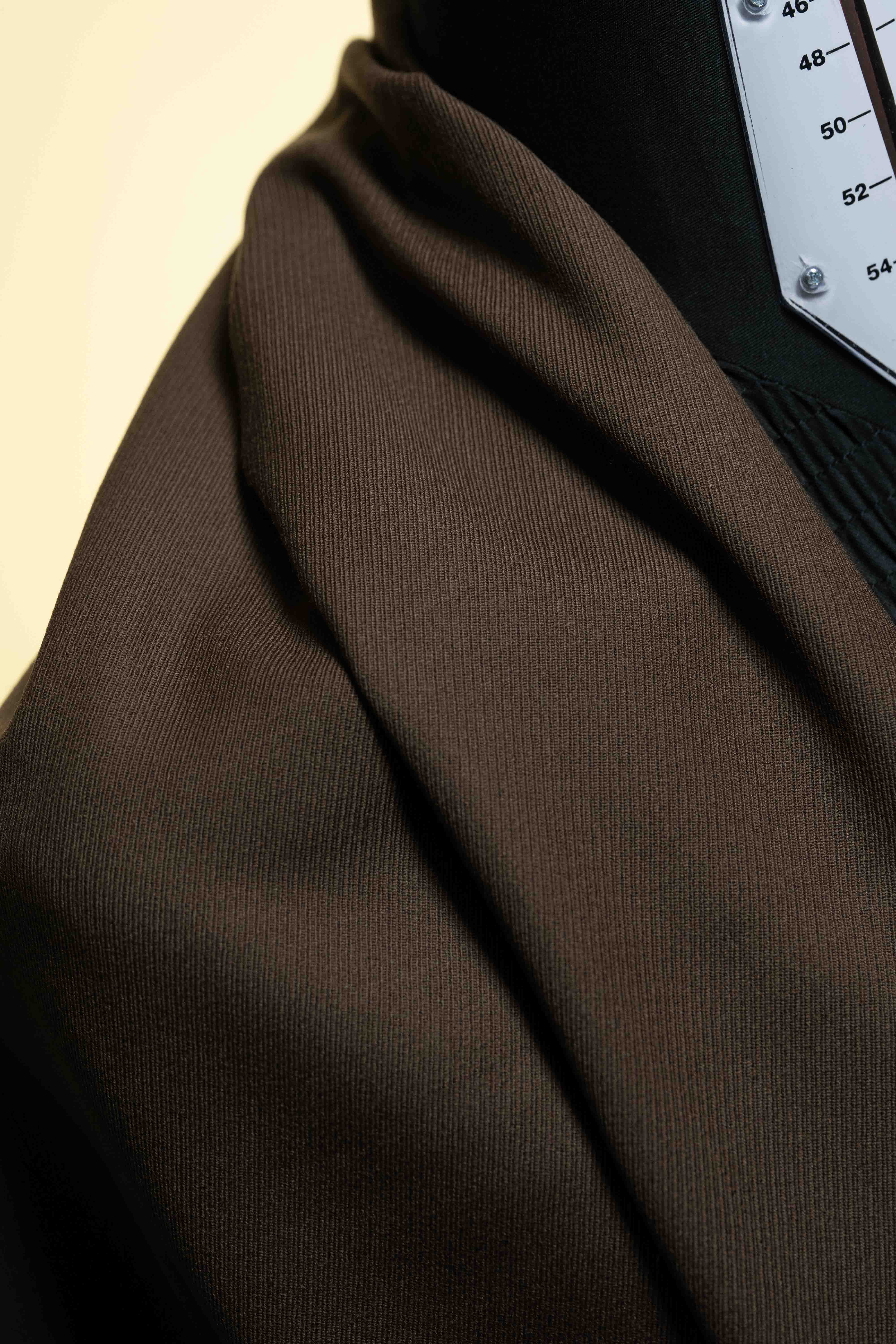 Men Suit fabric from UK in Brown Calvary Twill Wool