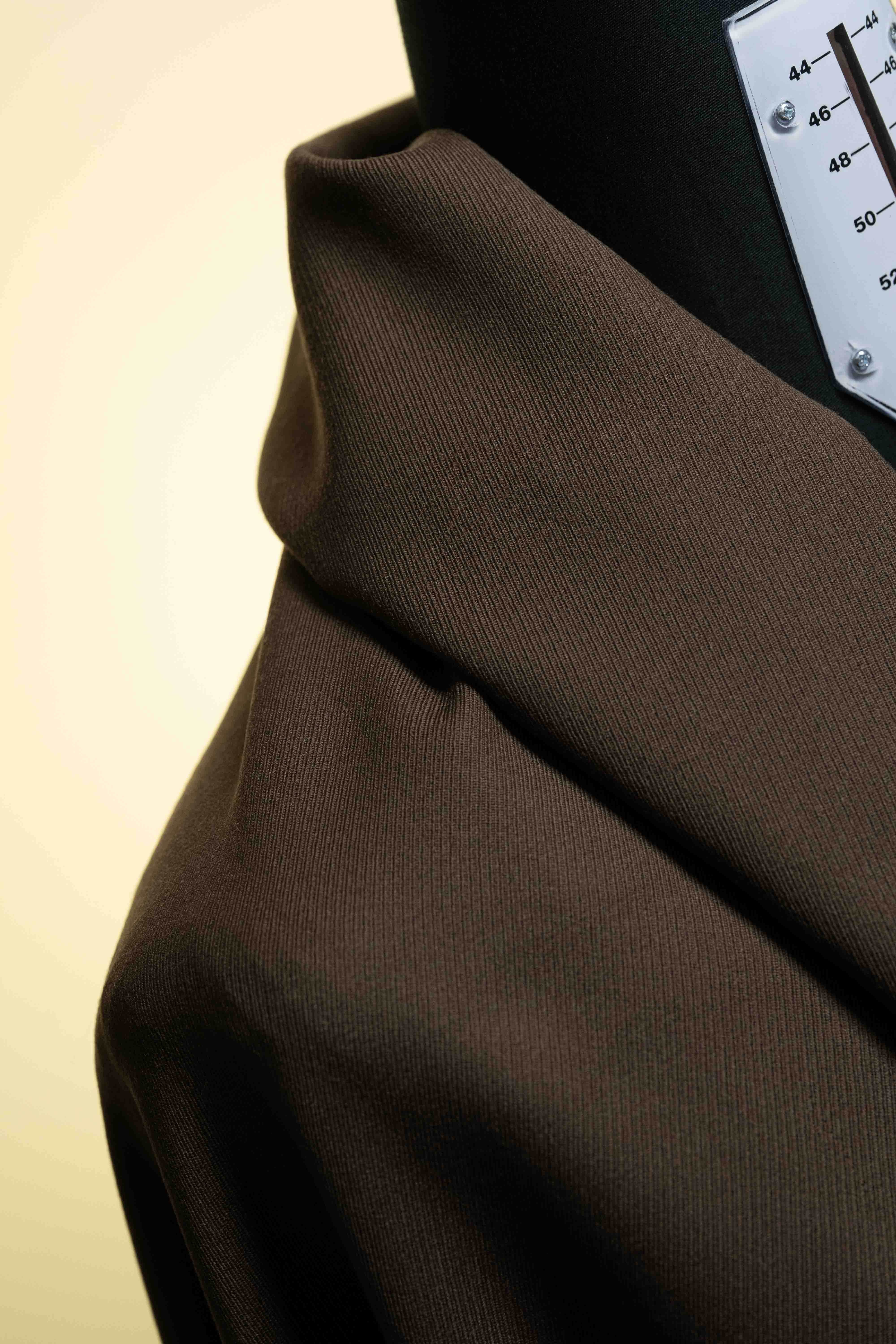 Men Suit fabric from UK in Brown Calvary Twill Wool