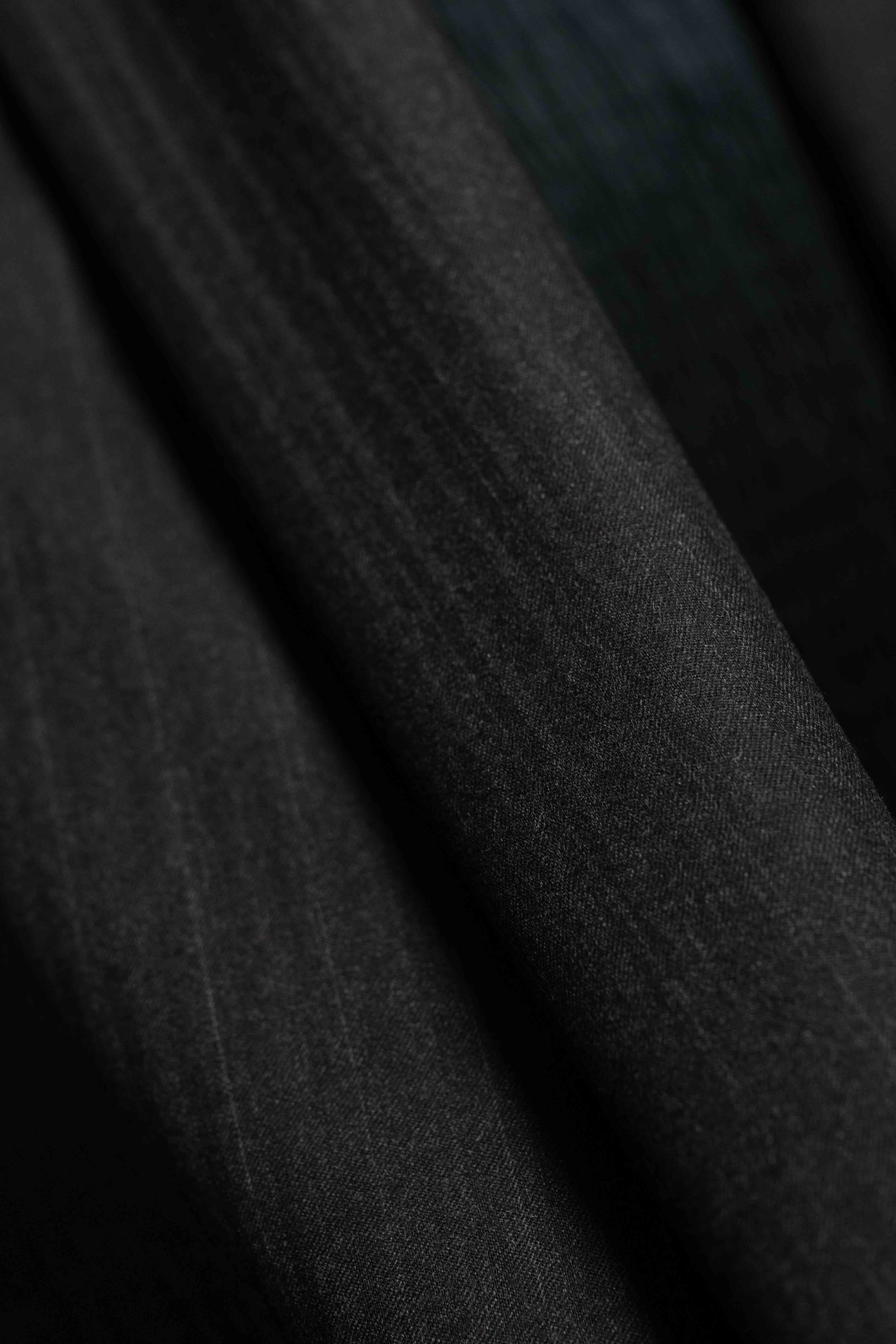 Men Suit fabric in Dark Brown 100's Mink Cashmere Stripe