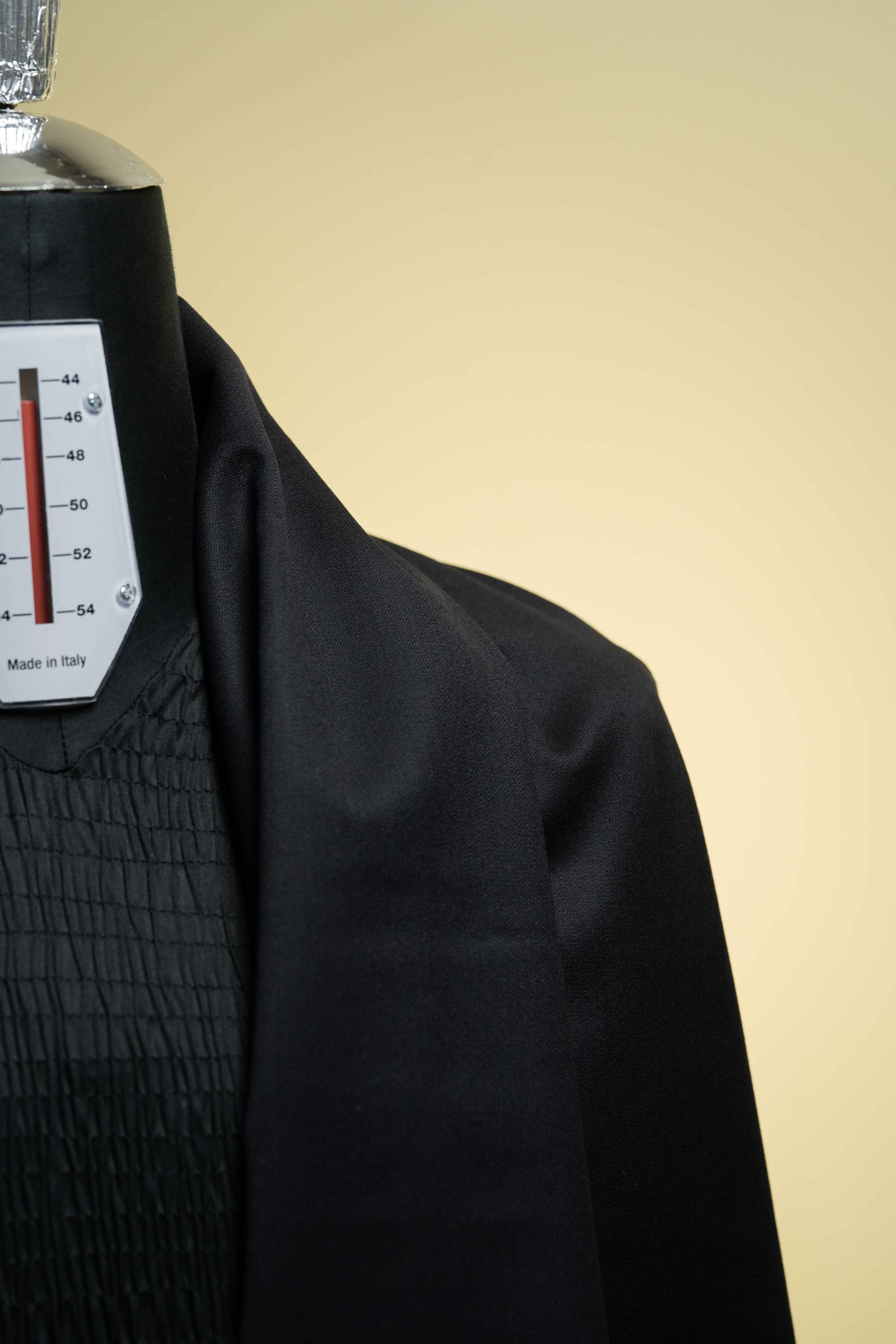 Men Suit fabric Black  Wool Cashmere