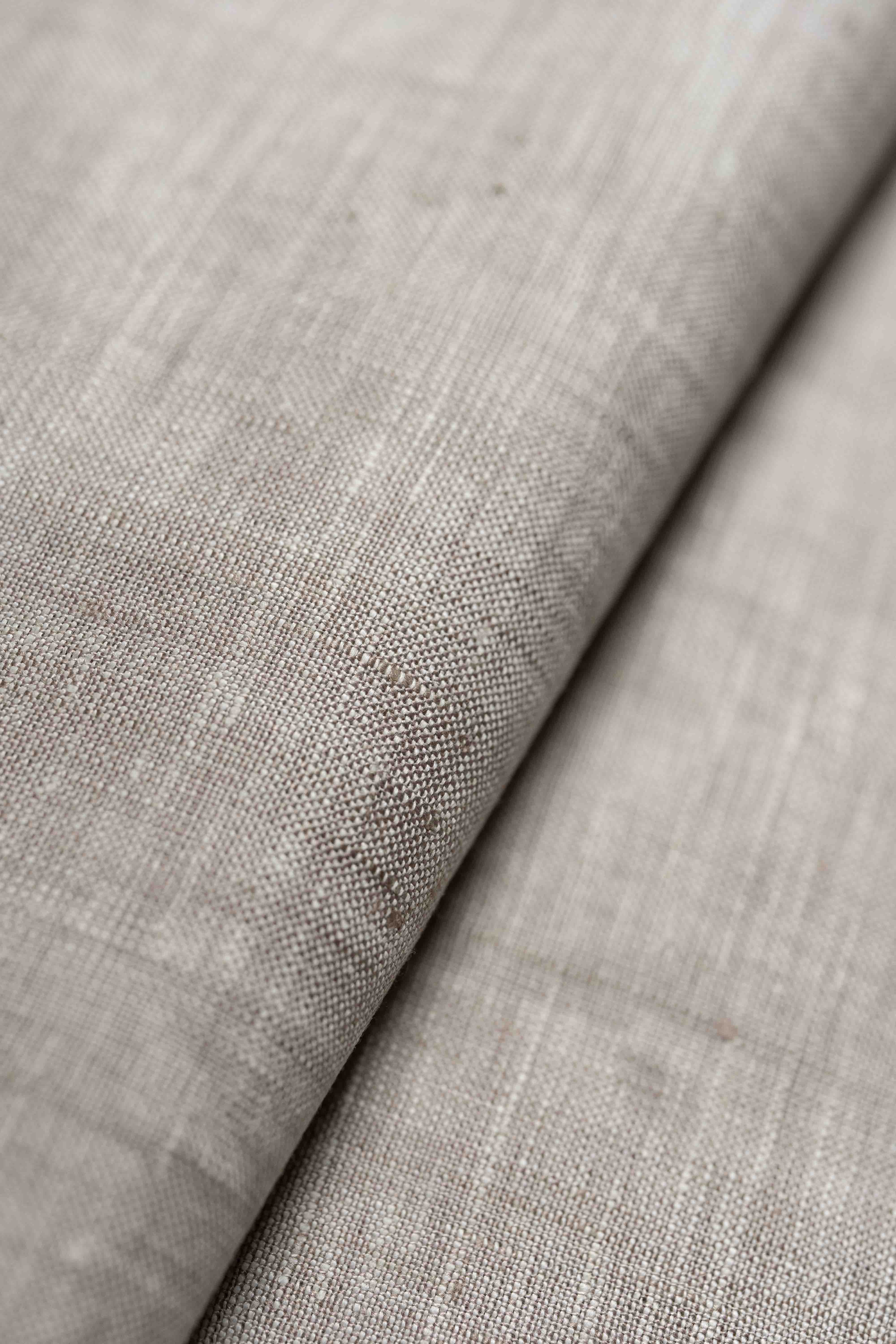 Linen Shirting in Taupe