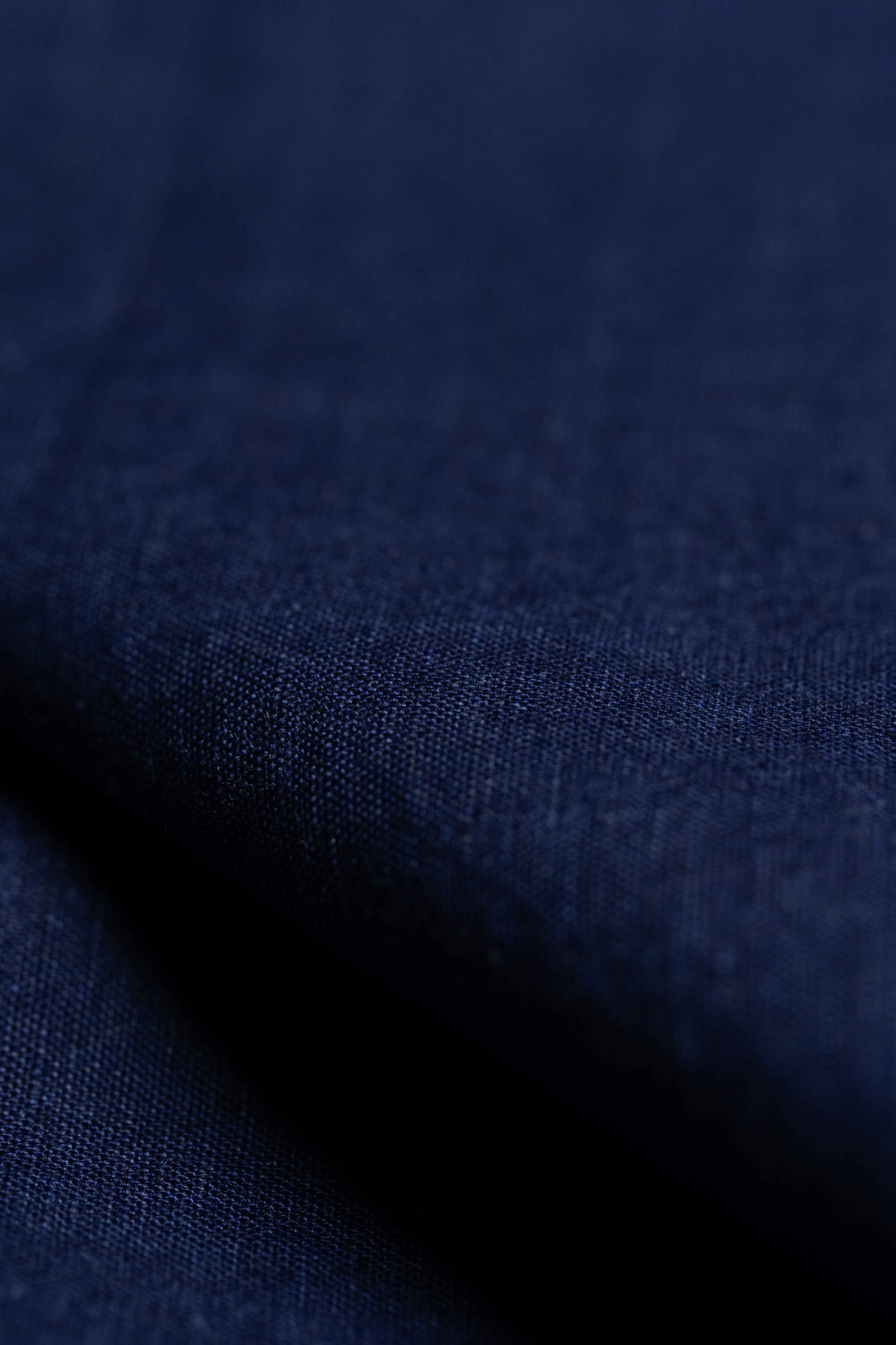 Linen & Cotton in Indigo Dye Shirting