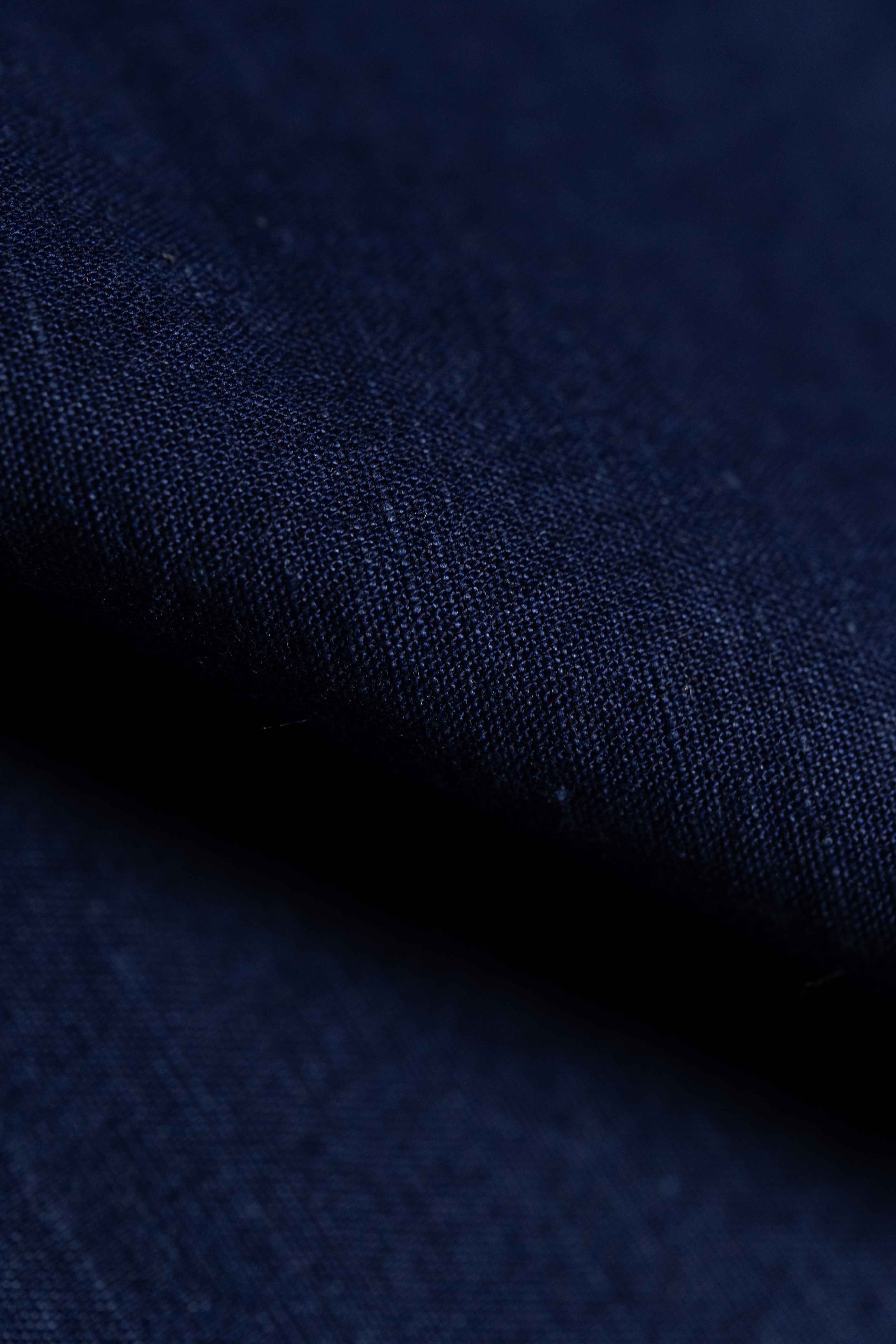 Linen & Cotton in Indigo Dye Shirting