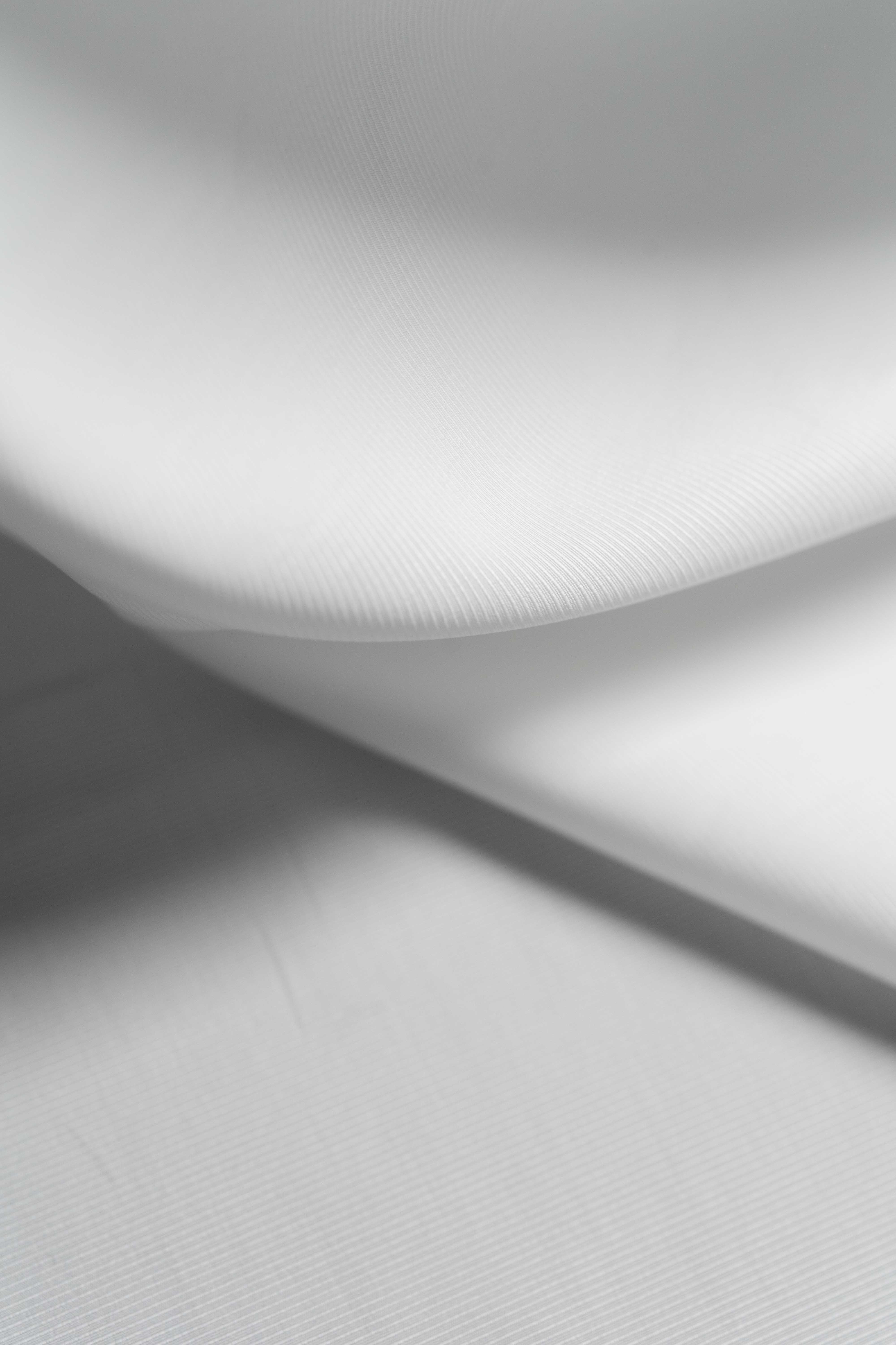 Thomas Mason White Stripe Shirting