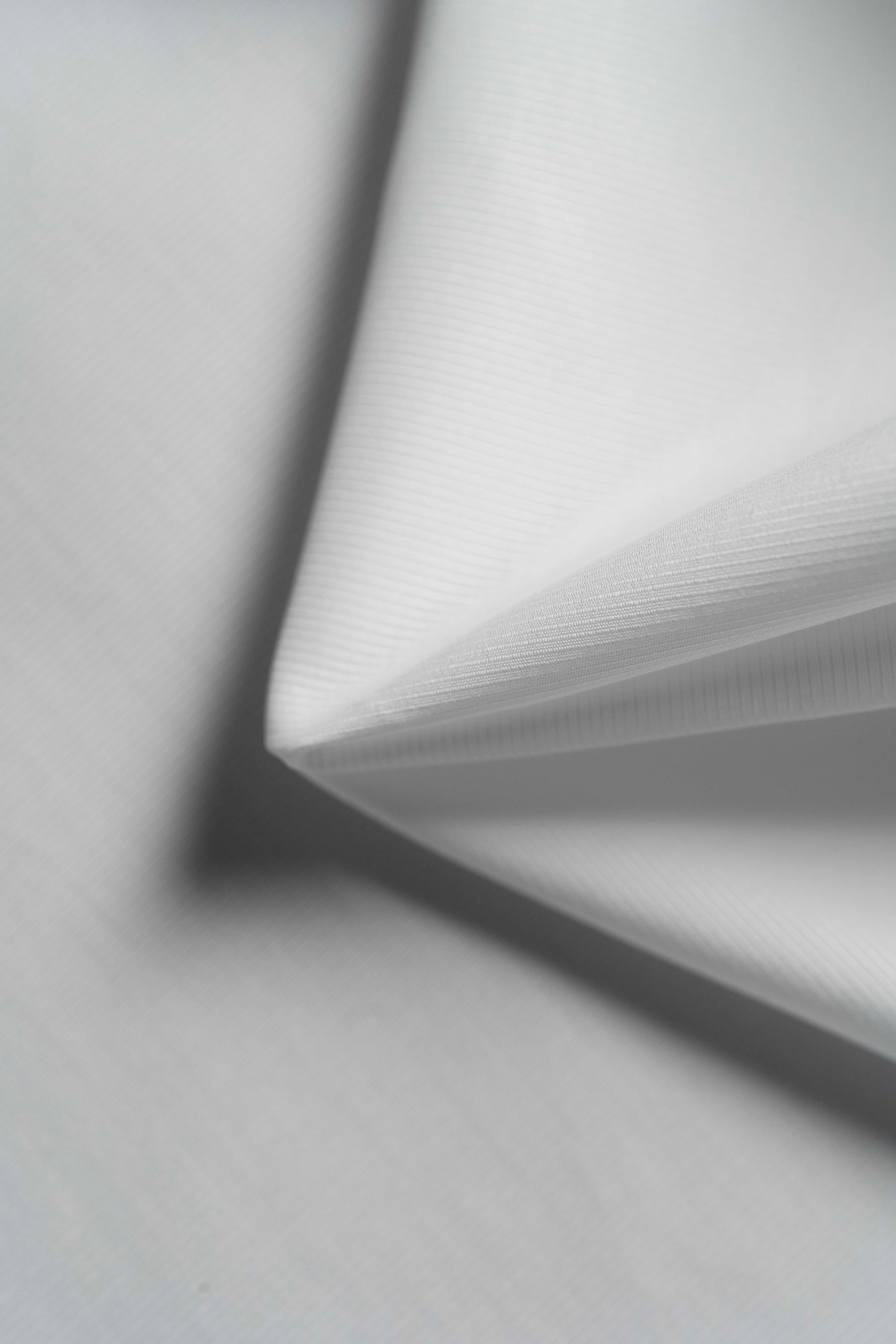 Thomas Mason White Stripe Shirting