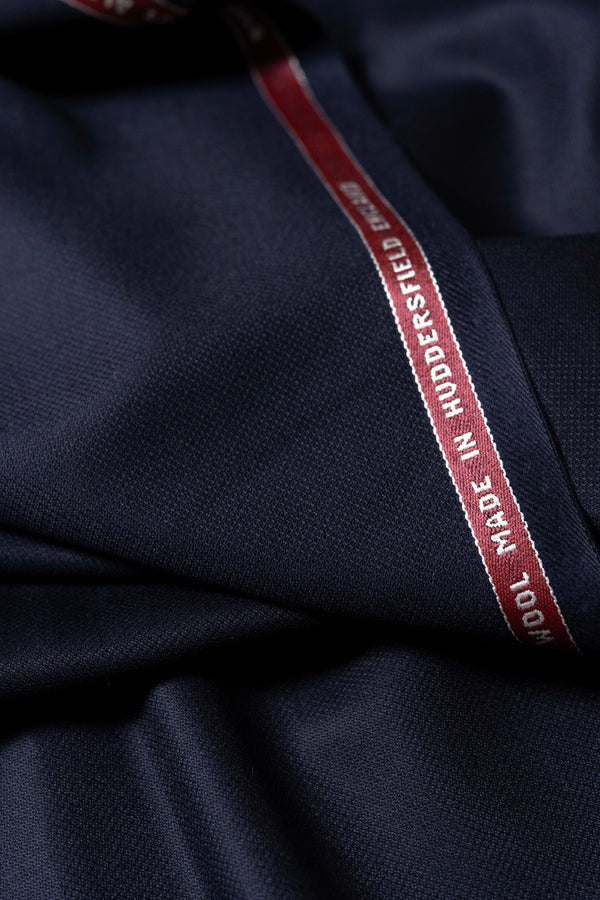 Barrington Midnight Blue 150's Wool Suit Fabric (35050)-2m
