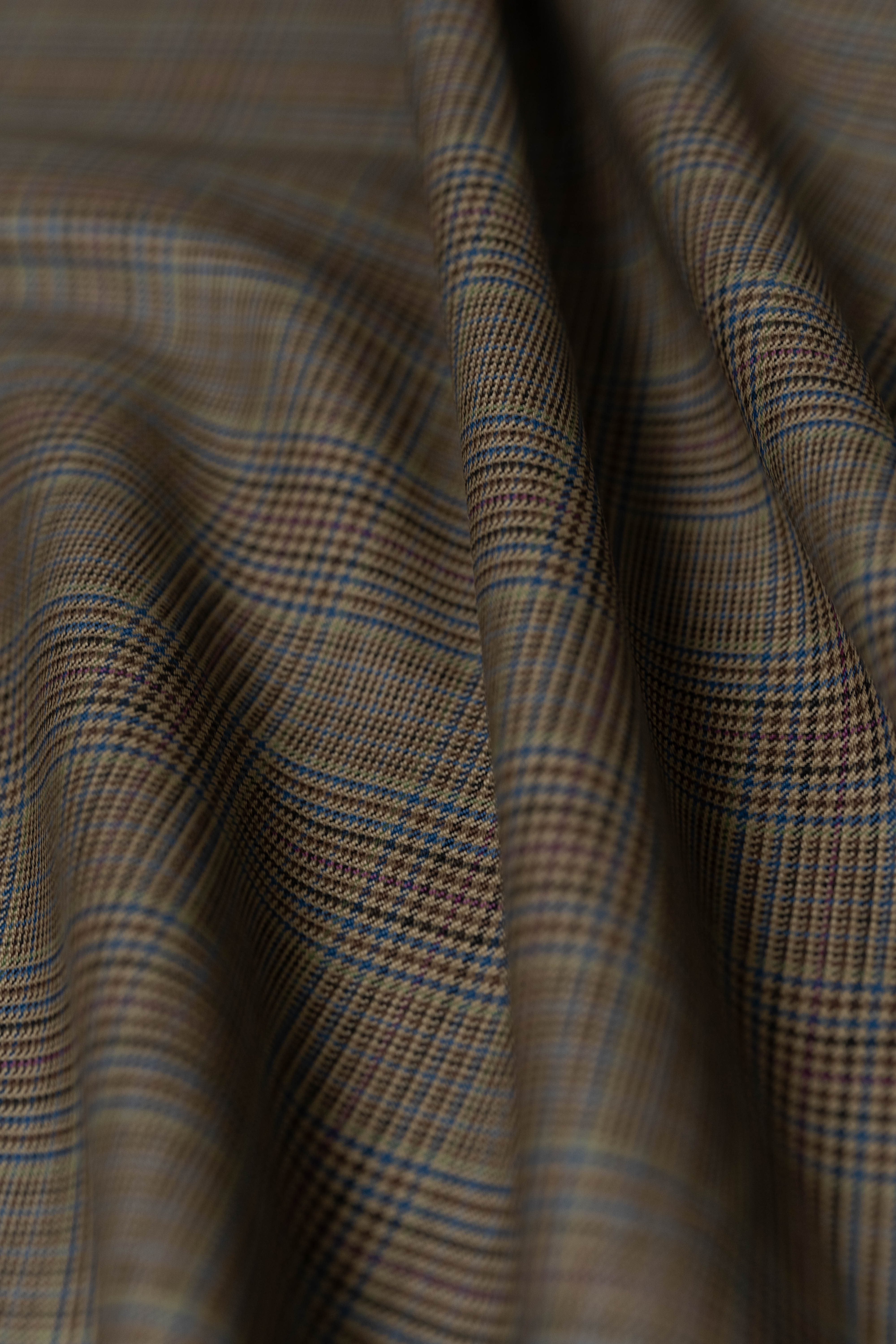 Barrington Fancy Glen Plaid Wool Suit Jacket Fabric (17005)-2.2m - Yoo's Club
