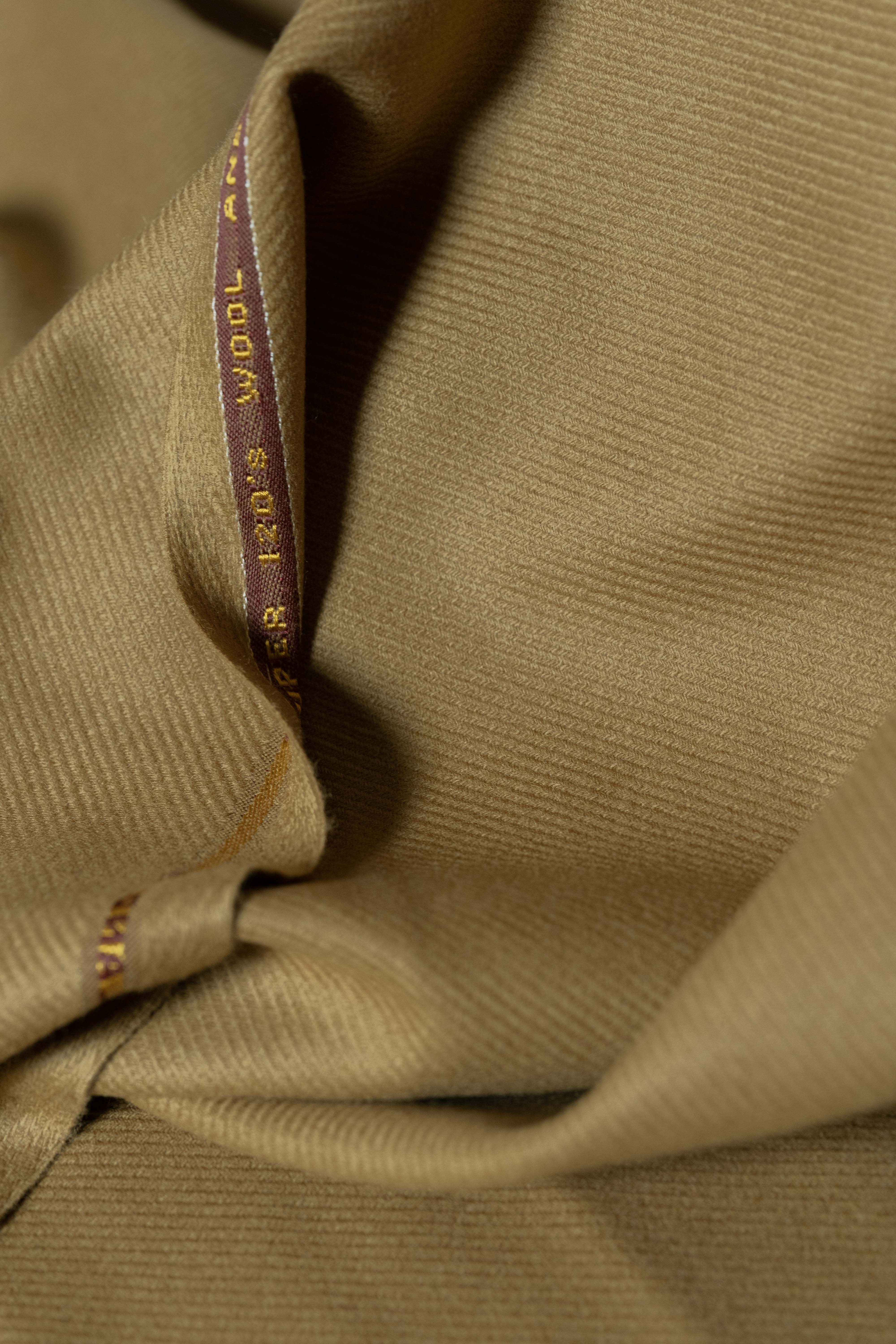 Barrington Camel Twill 120's & Cashmere (51004)-2.8m+1m+1.1m+1.2m+1.3m - Yoo's Club