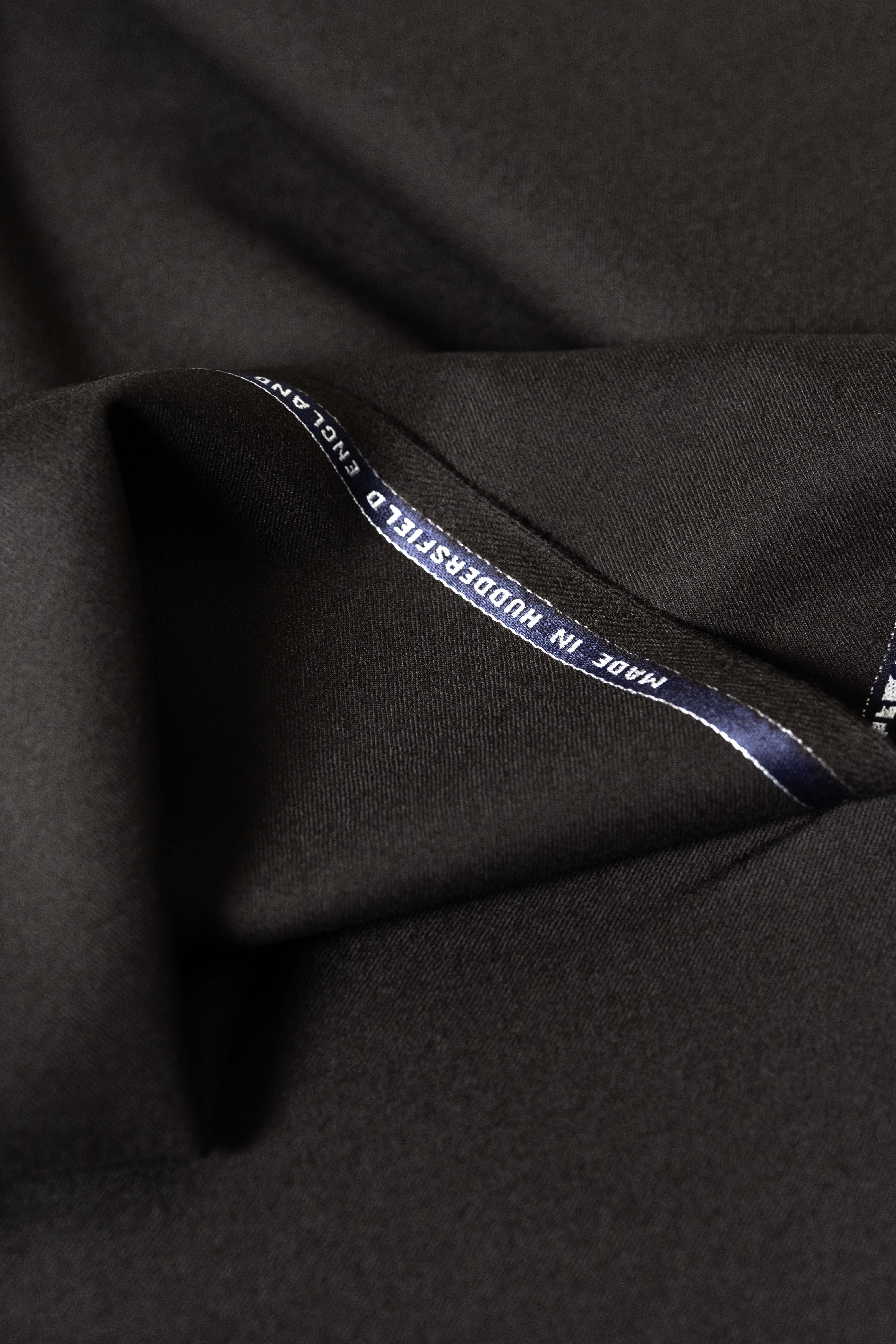 Barrington Brown Superfine Worsted Flannel Suit Fabric (GC30408)-3m - Yoo's Club