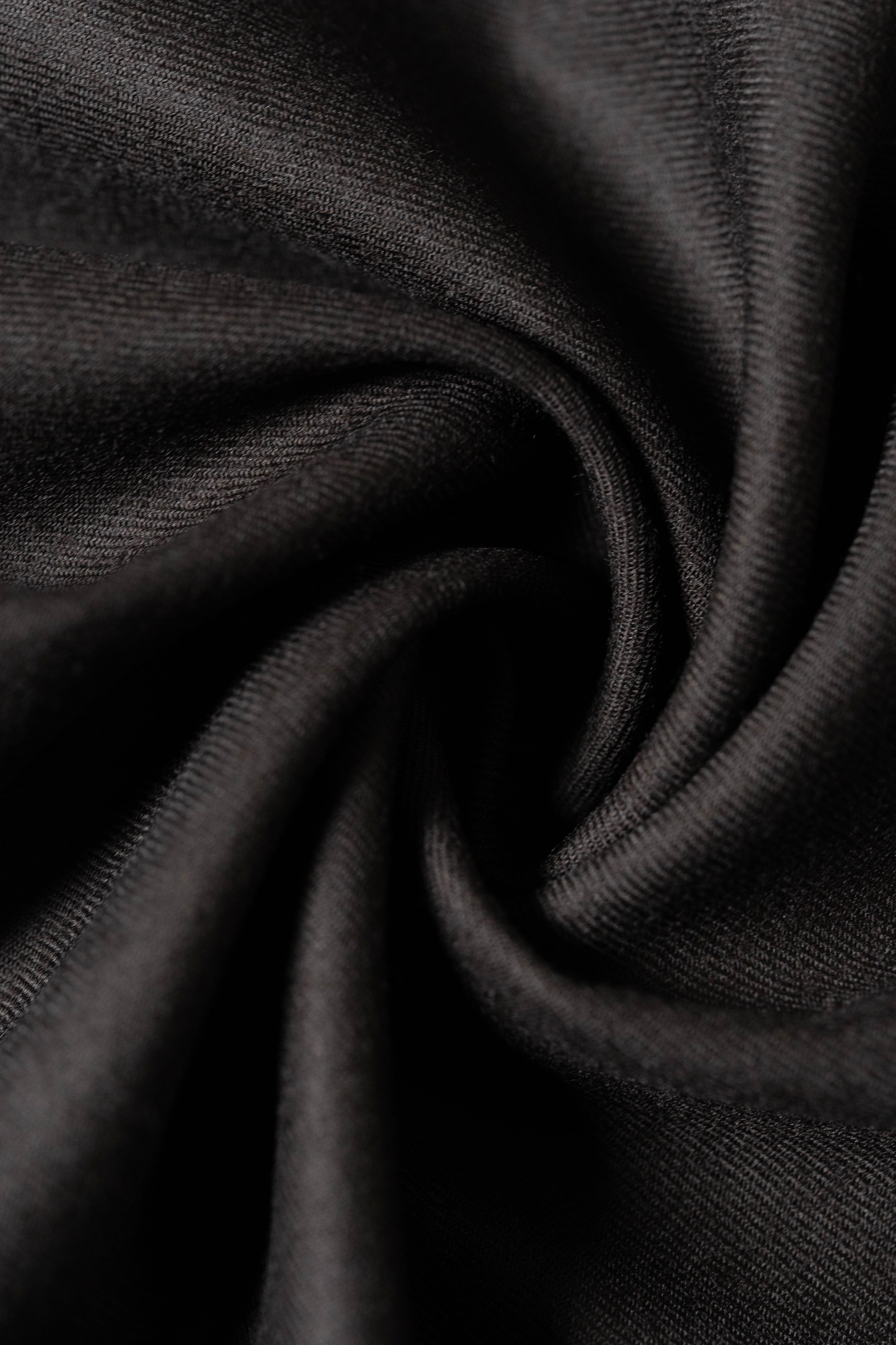 Barrington Brown Superfine Worsted Flannel Suit Fabric (GC30408)-3m - Yoo's Club