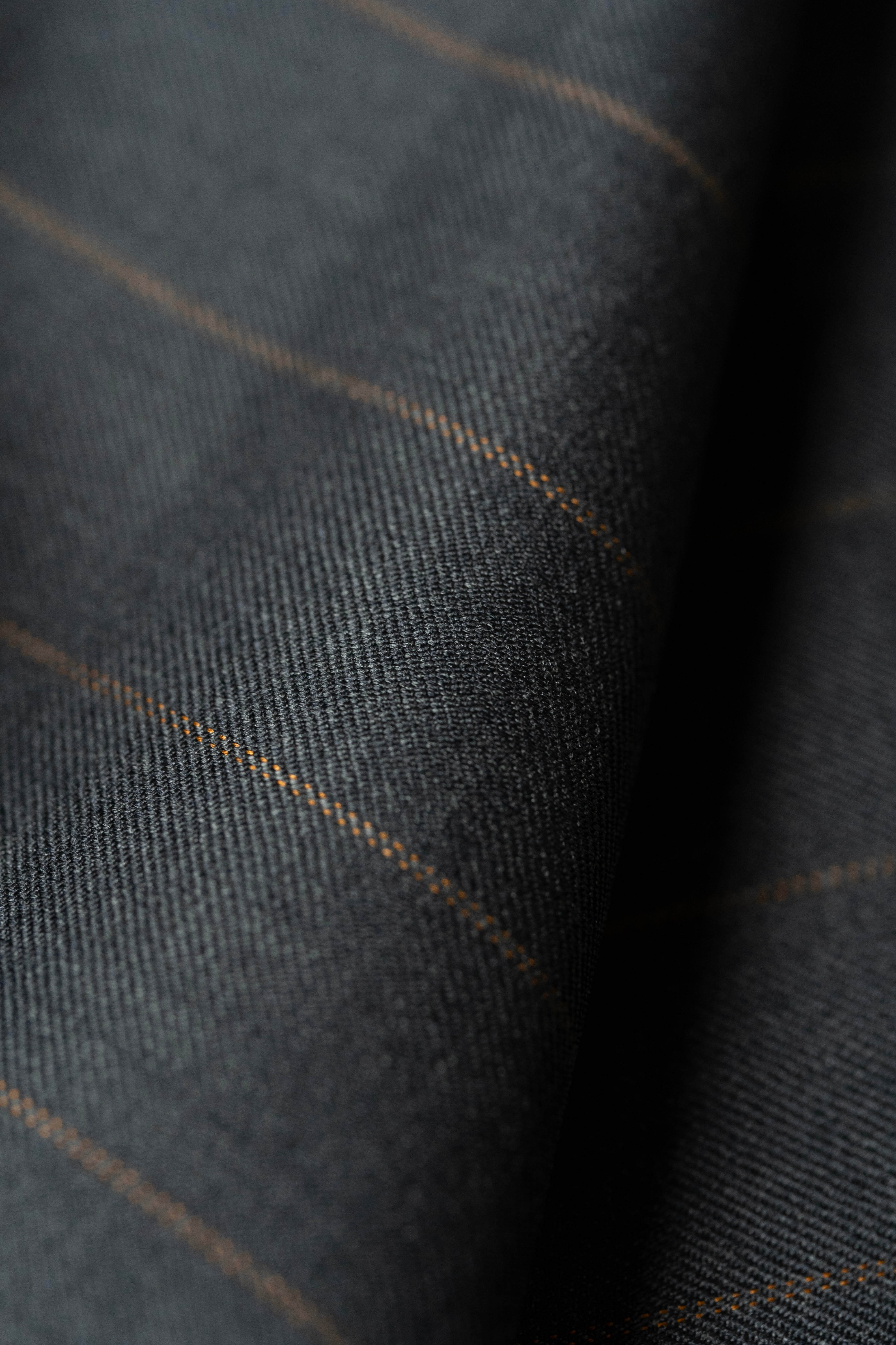 Barrington MidGrey Stripe Super 140's Suit Fabric (16043x)-3.5m - Yoo's Club