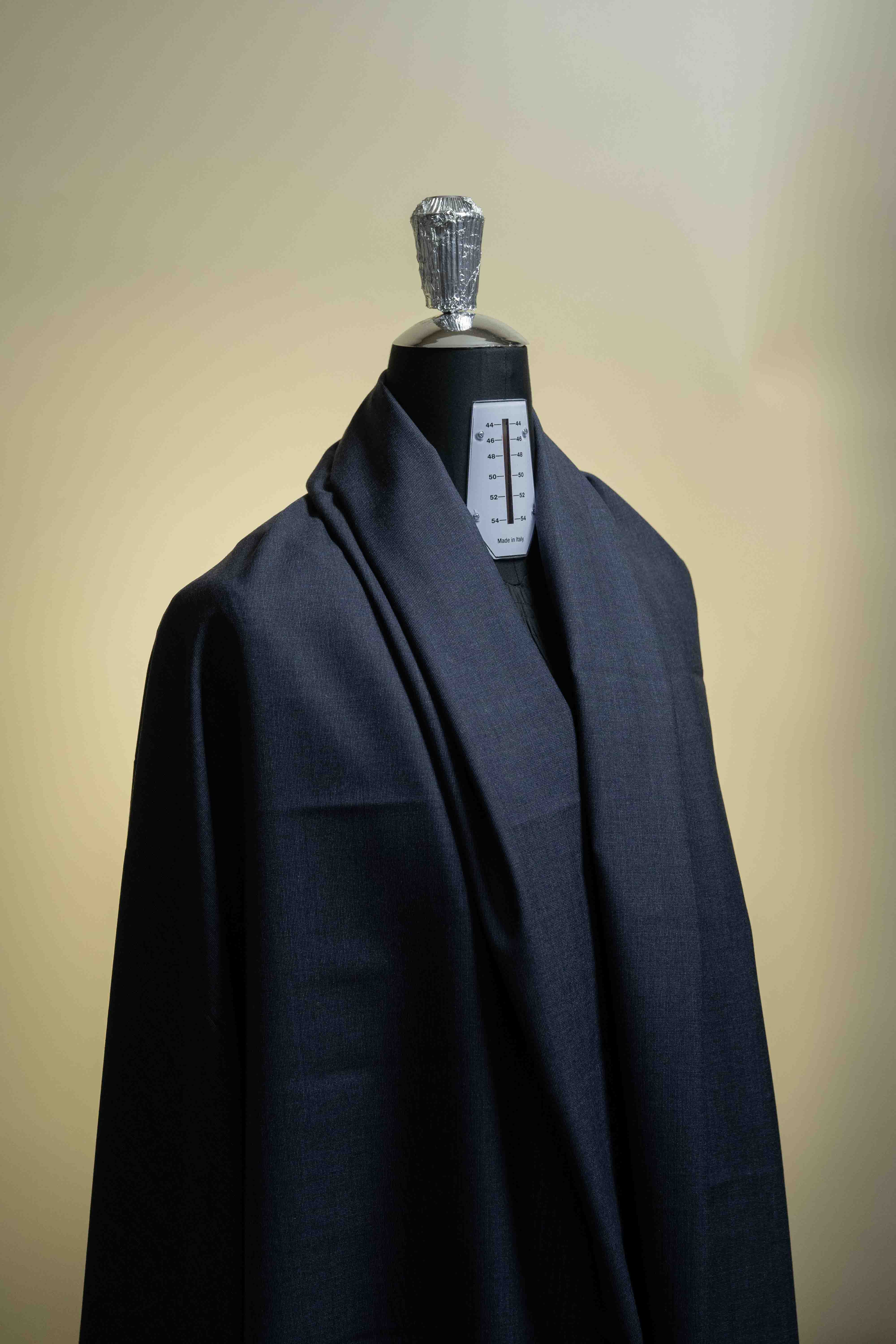 Blue Wool Suit Fabric