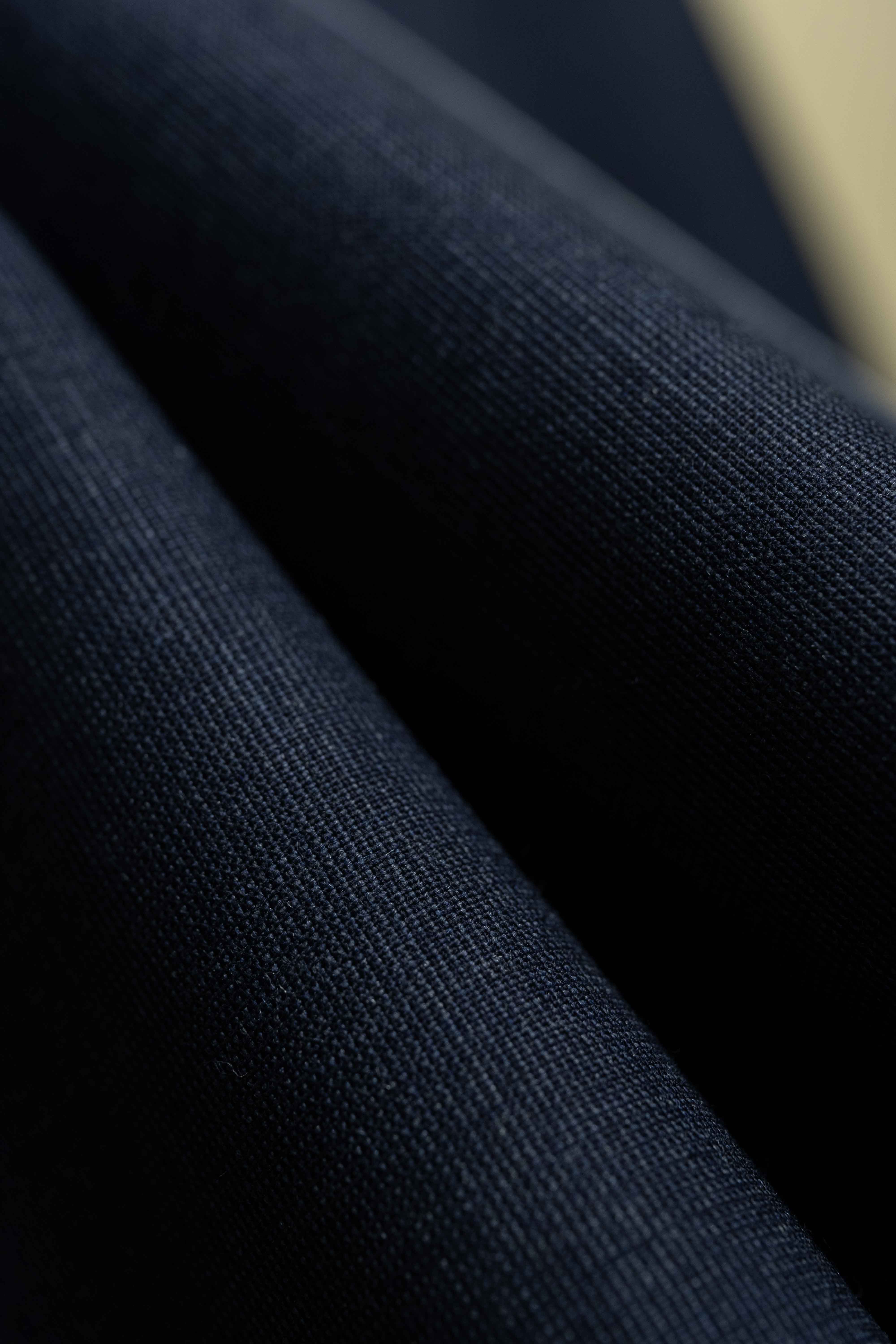 Blue Wool Suit Fabric